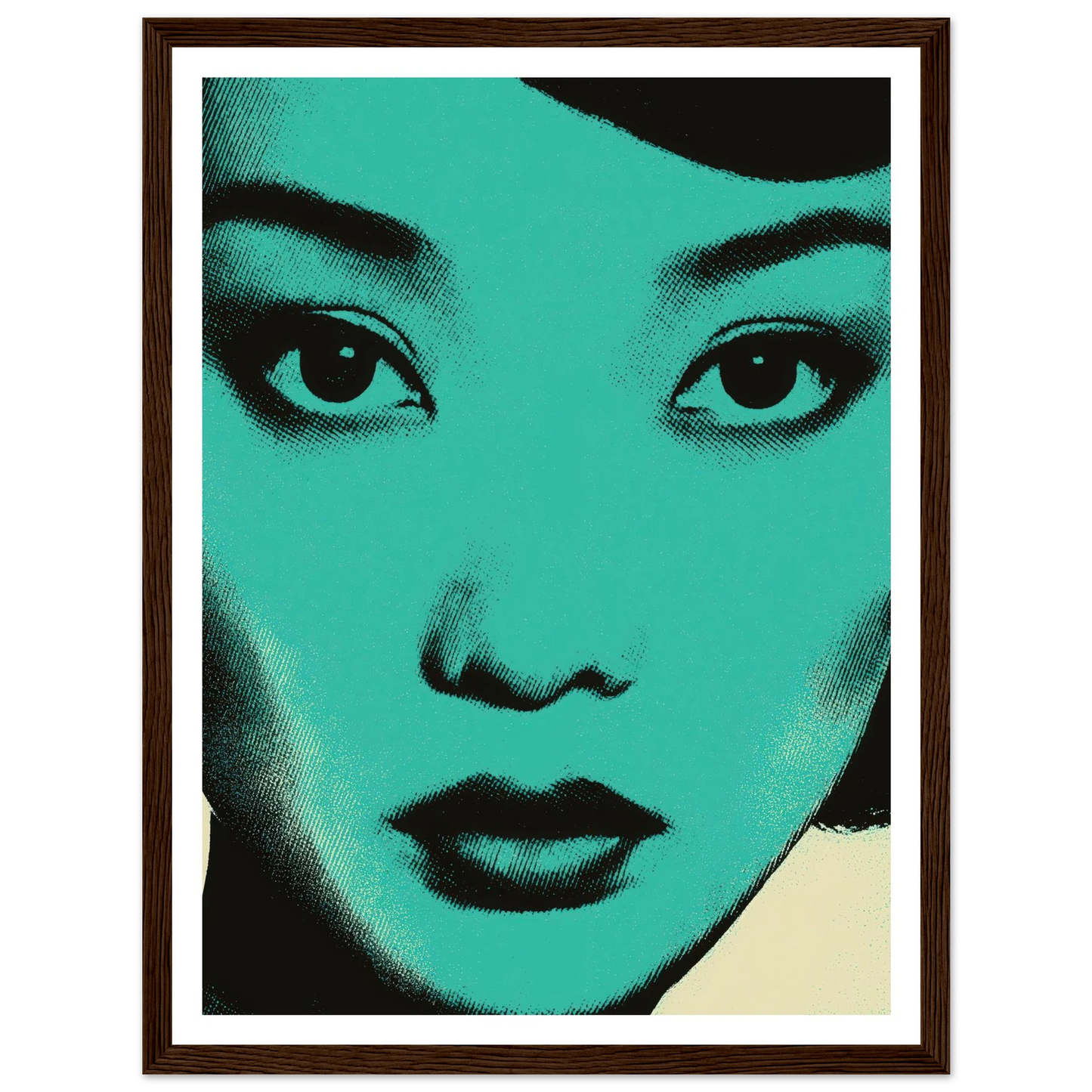 Fornasetti Woman - Framed Poster - 30x40 cm / 12x16″ - Black frame