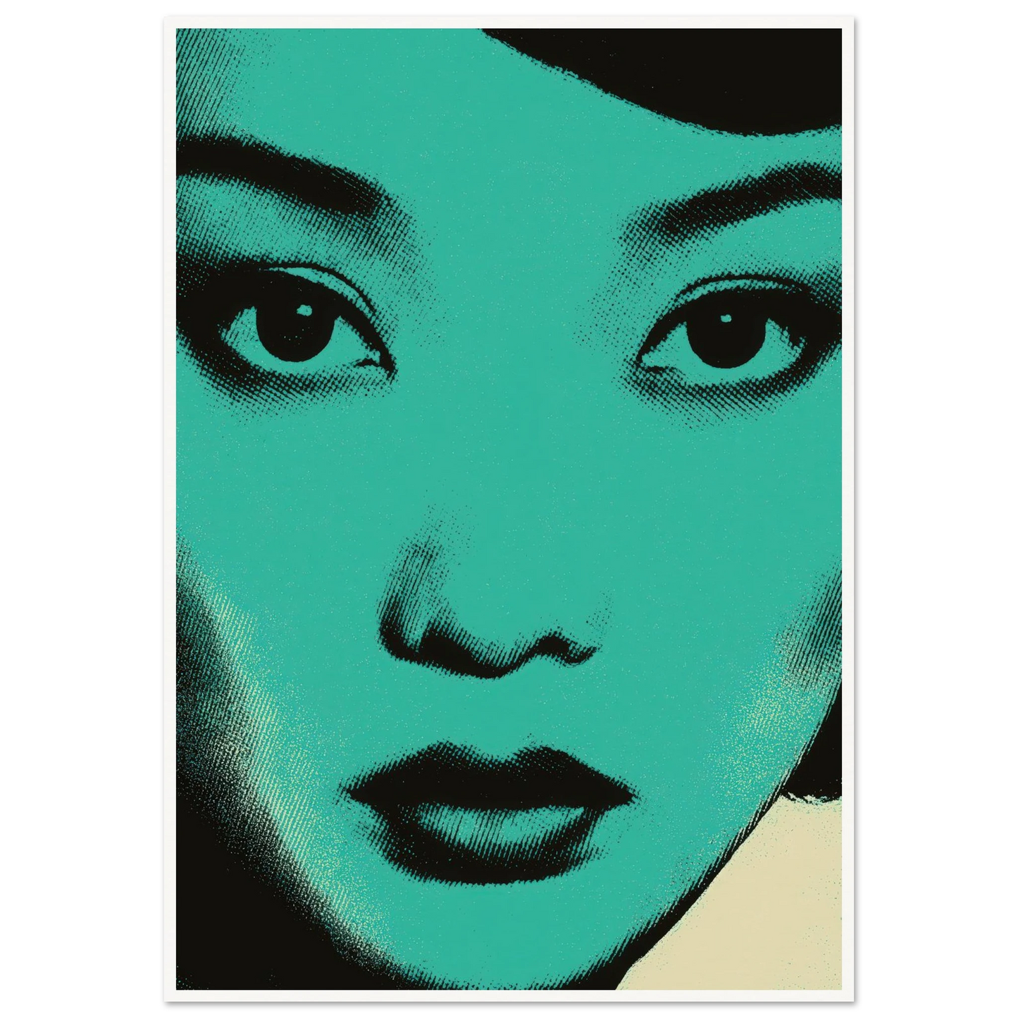 Fornasetti Woman - Framed Poster - 30x40 cm / 12x16″ - Black frame