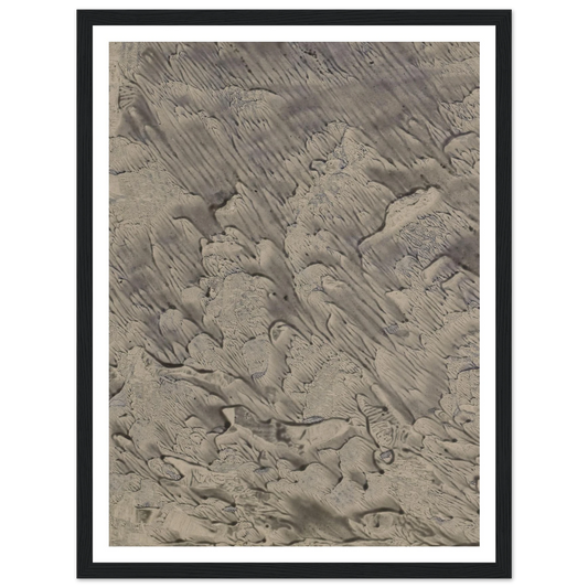 Geädertes Kleisterpapier (1890) Art Print | Anker Kyster - Framed Poster - 30x40 cm / 12x16″ - Black frame