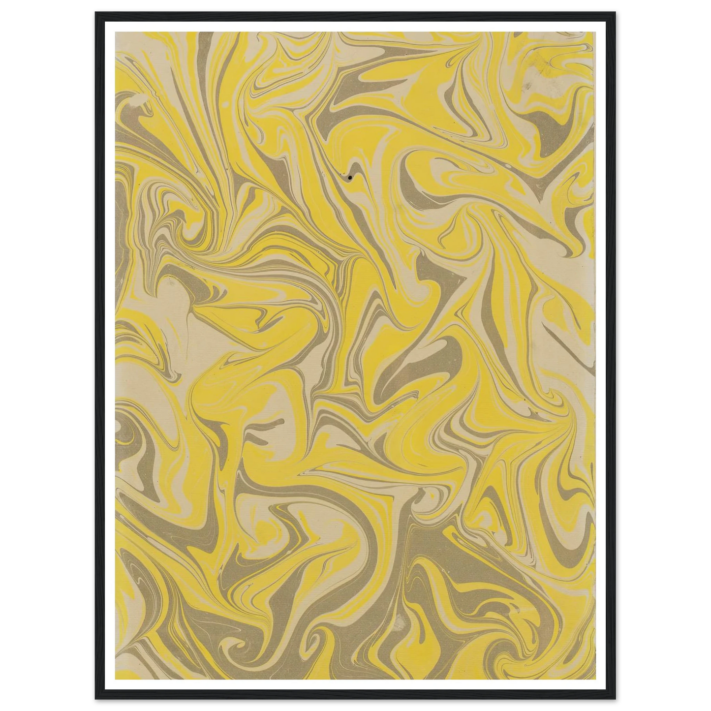 Gezogenes Marmorpapier (1890) Art Print | Anker Kyster - Framed Poster - 30x40 cm / 12x16″ - Black frame