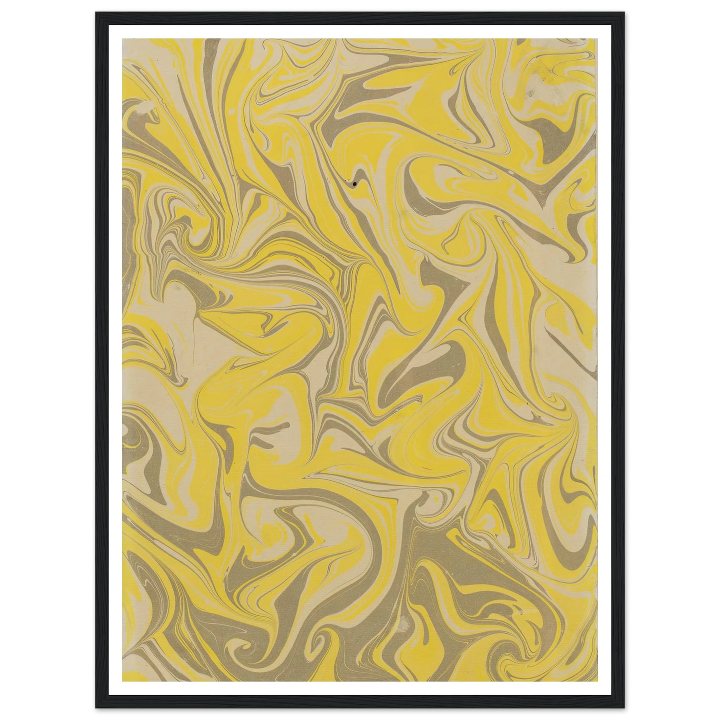 Gezogenes Marmorpapier (1890) Art Print | Anker Kyster - Framed Poster - 30x40 cm / 12x16″ - Black frame