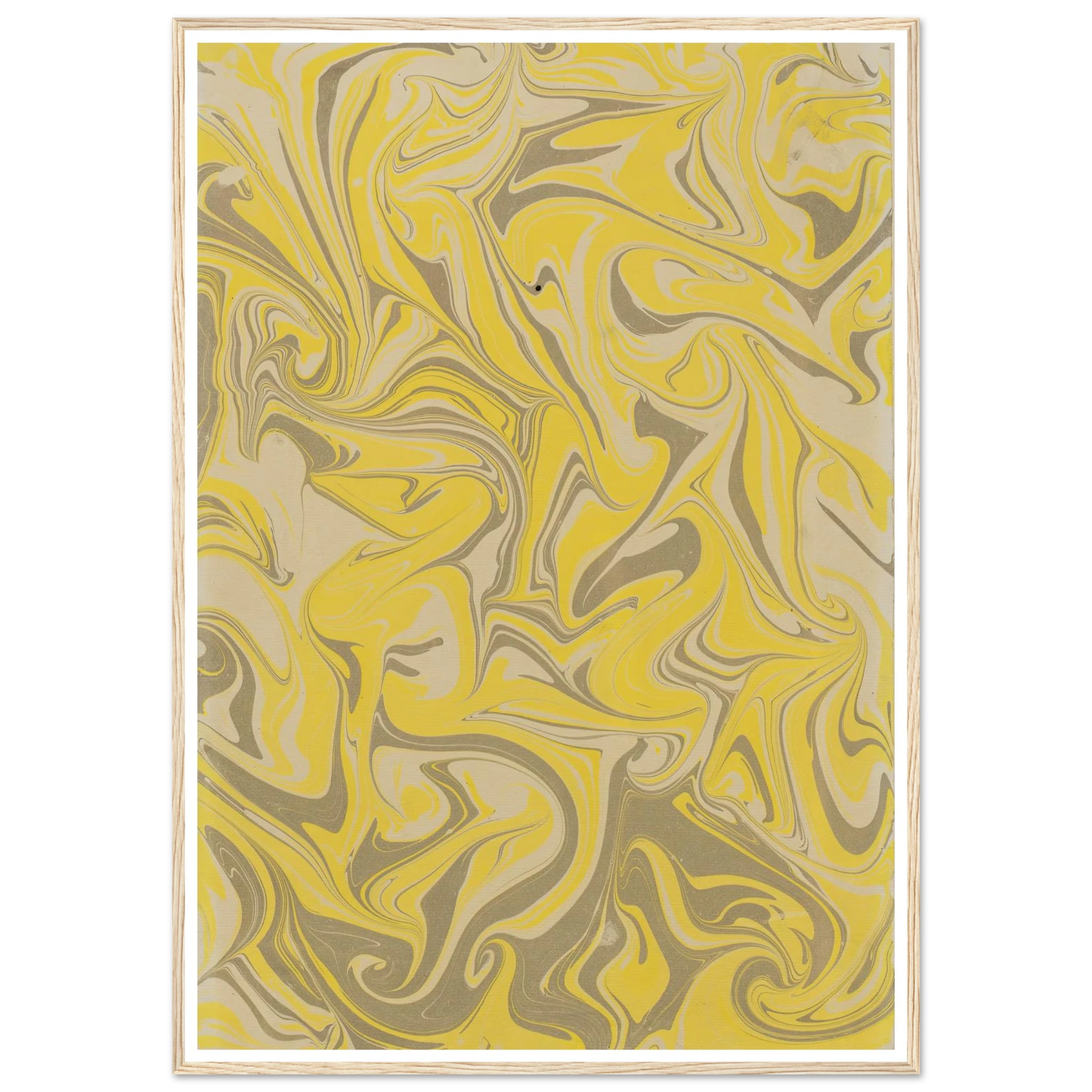 Gezogenes Marmorpapier (1890) Art Print | Anker Kyster - Framed Poster - 30x40 cm / 12x16″ - Black frame