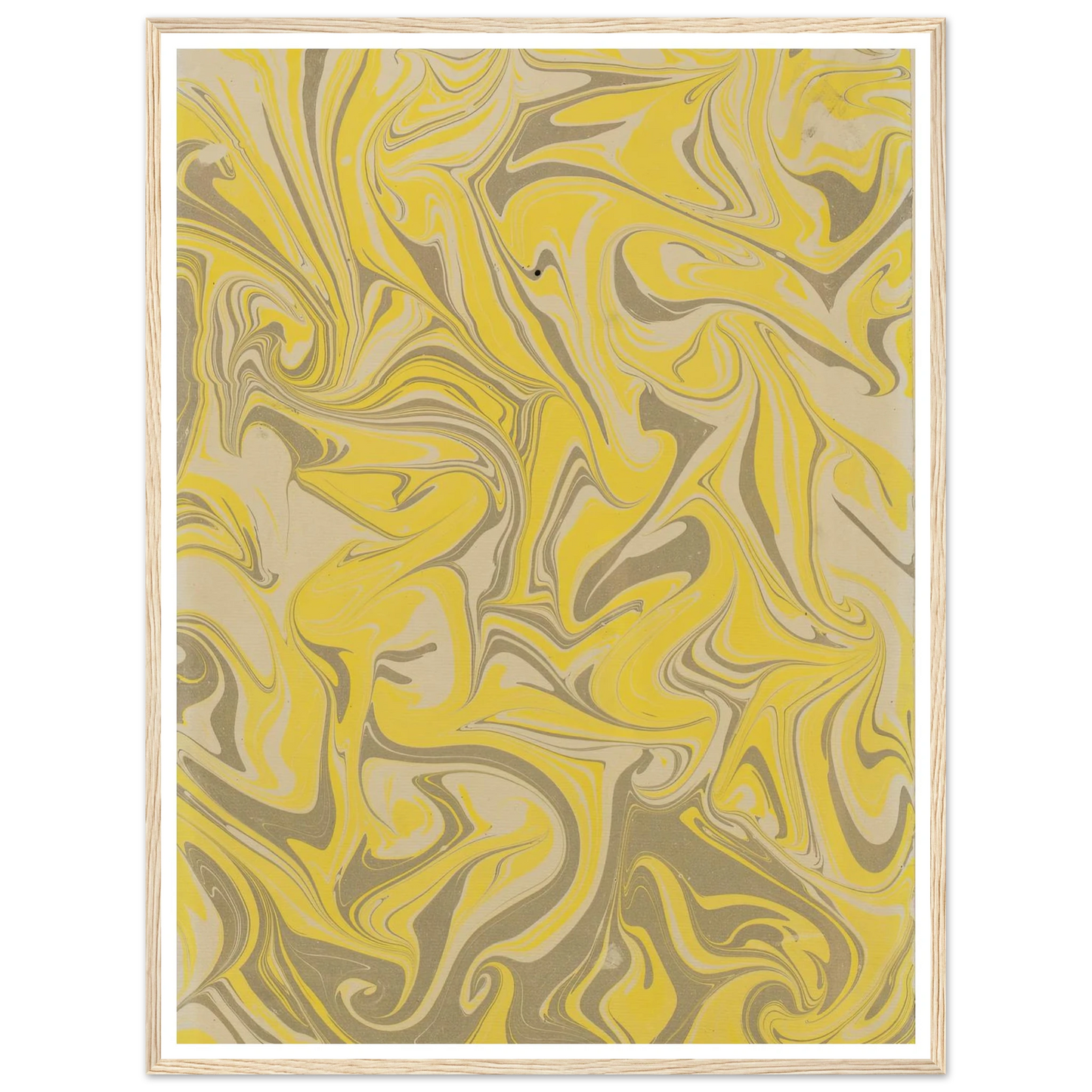 Gezogenes Marmorpapier (1890) Art Print | Anker Kyster - Framed Poster - 30x40 cm / 12x16″ - Black frame