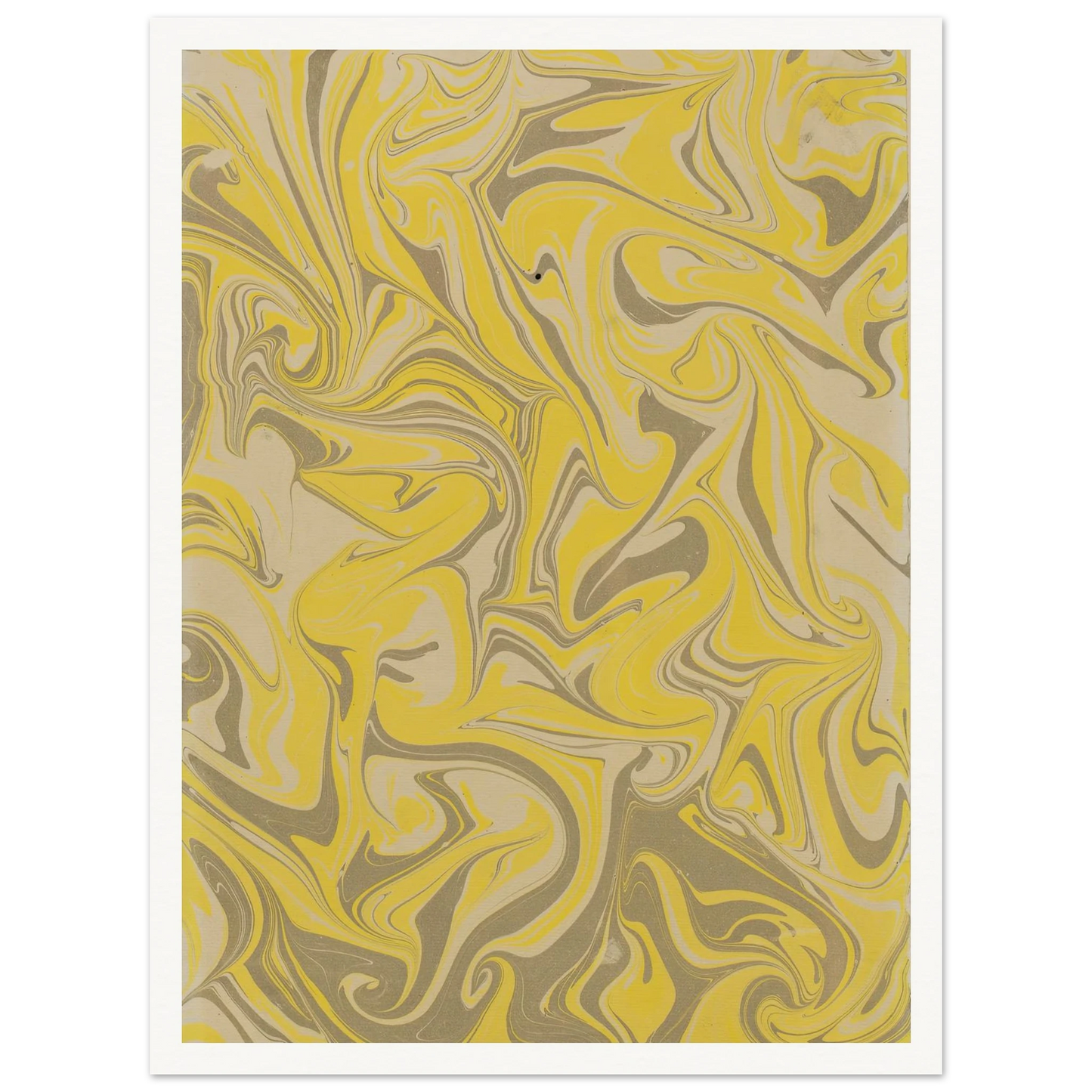 Gezogenes Marmorpapier (1890) Art Print | Anker Kyster - Framed Poster - 30x40 cm / 12x16″ - Black frame