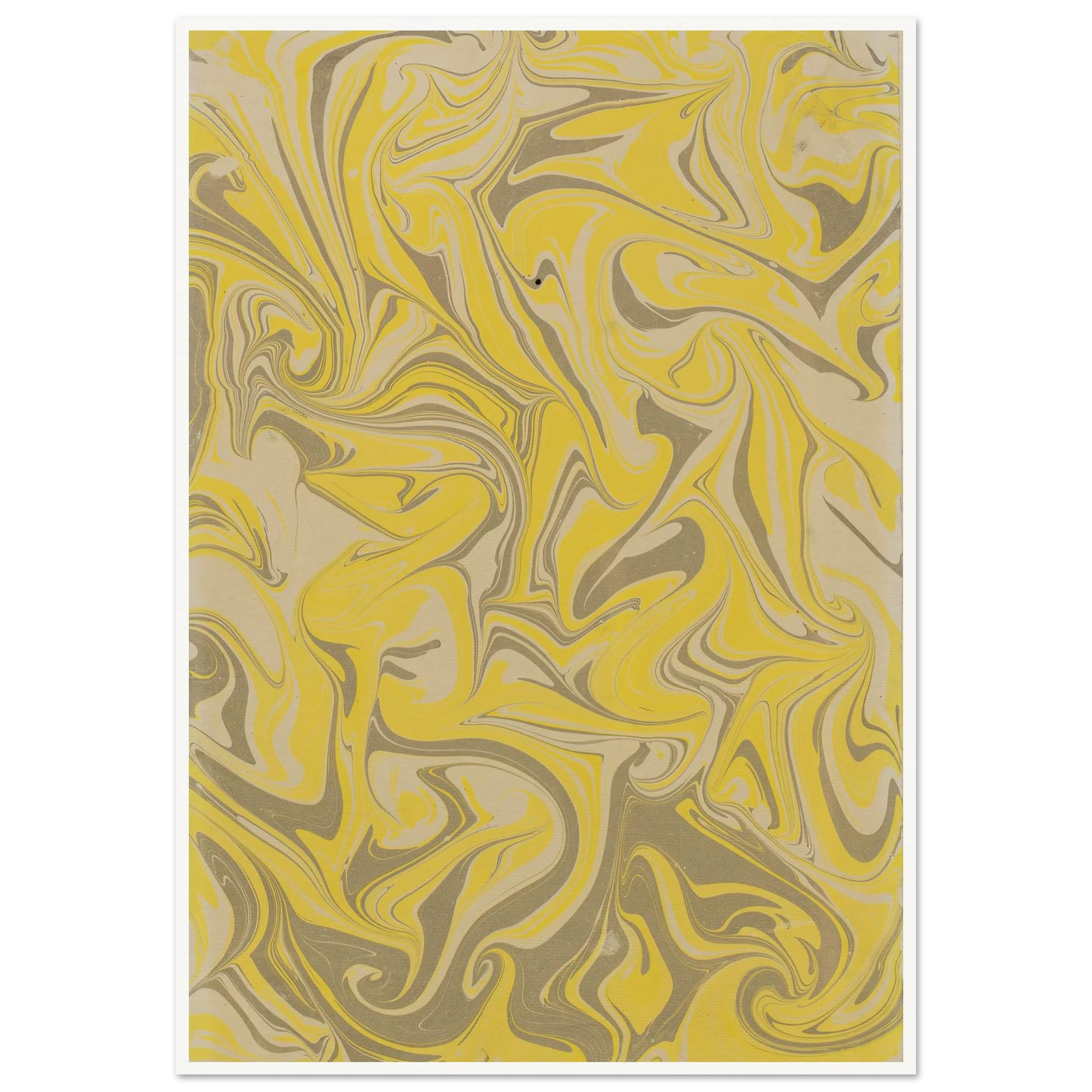 Gezogenes Marmorpapier (1890) Art Print | Anker Kyster - Framed Poster - 30x40 cm / 12x16″ - Black frame