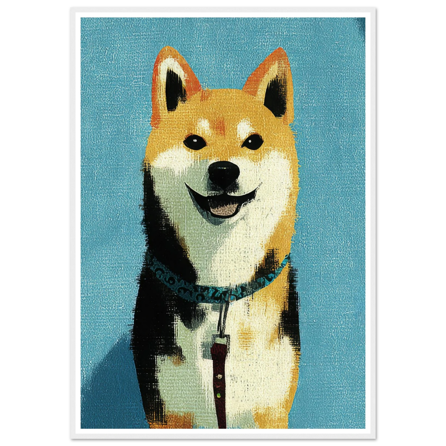 Happiness - Framed Poster - 30x40 cm / 12x16″ - Black frame