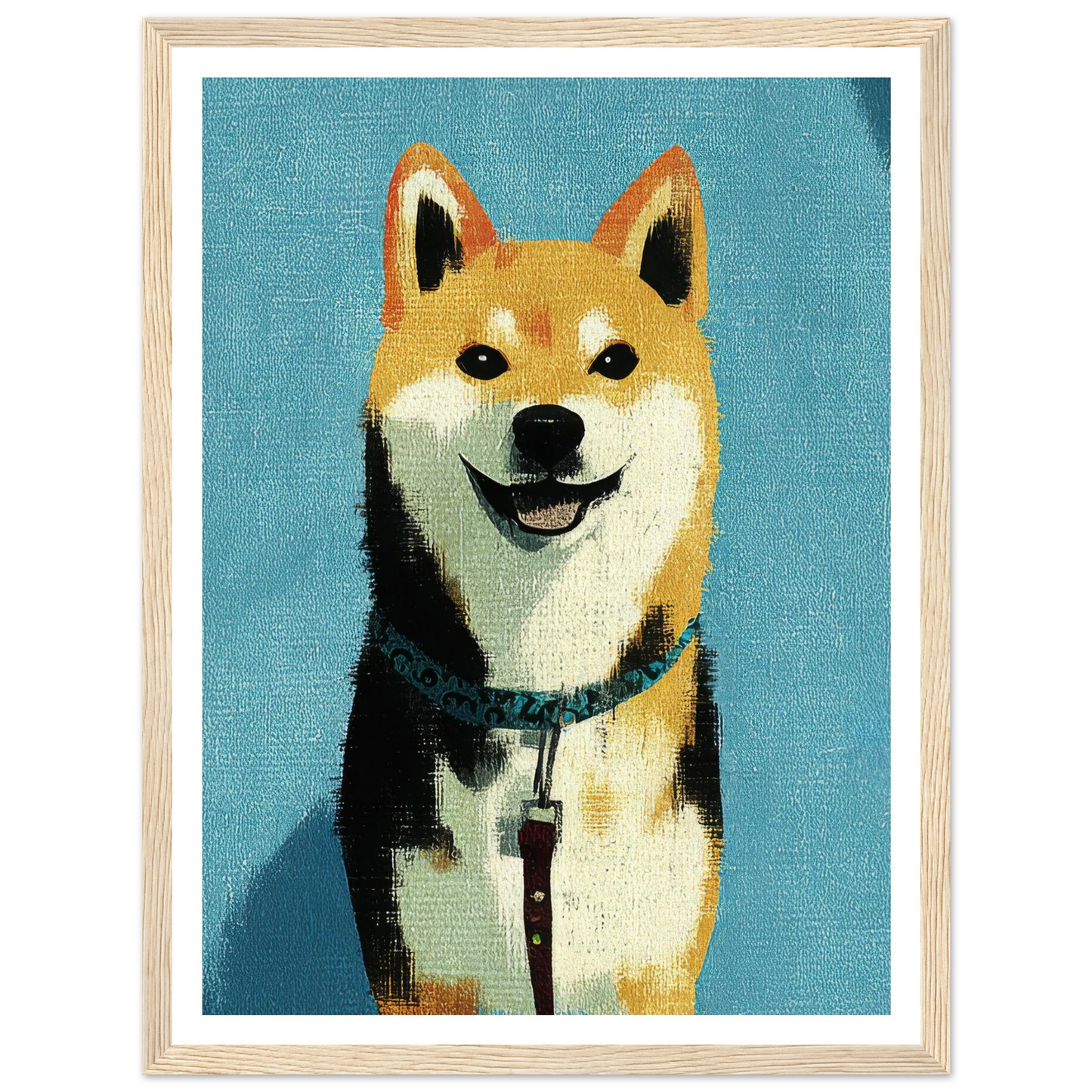 Happiness - Framed Poster - 30x40 cm / 12x16″ - Black frame