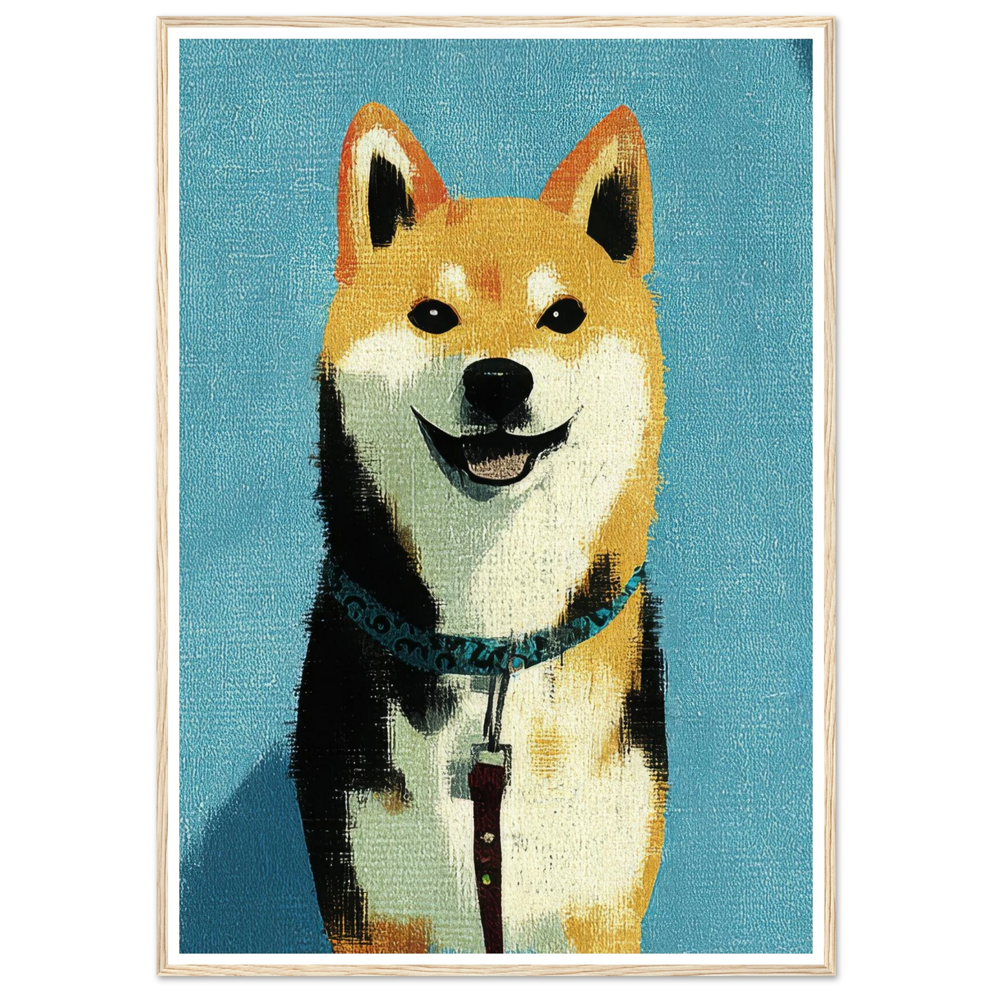 Happiness - Framed Poster - 30x40 cm / 12x16″ - Black frame