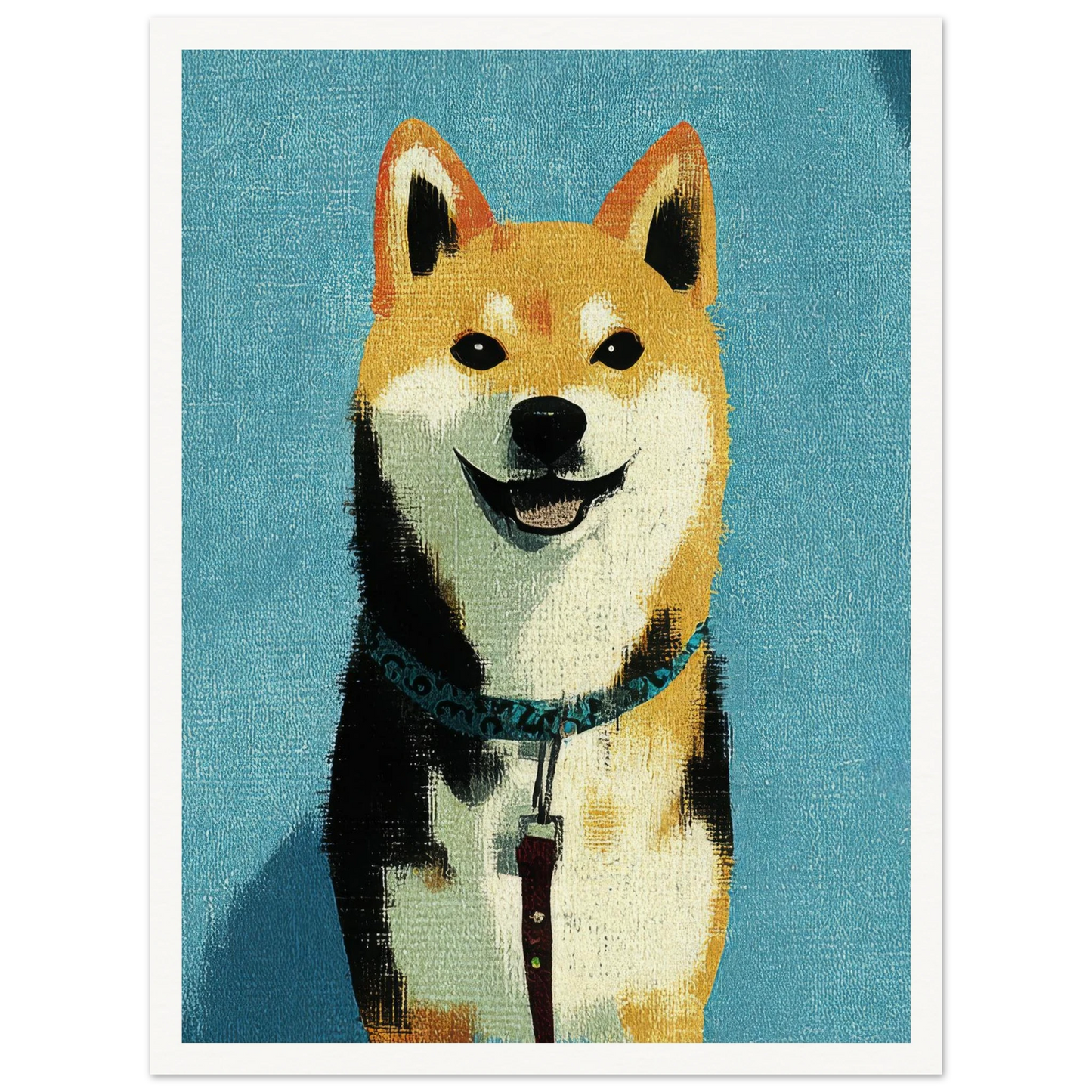 Happiness - Framed Poster - 30x40 cm / 12x16″ - Black frame