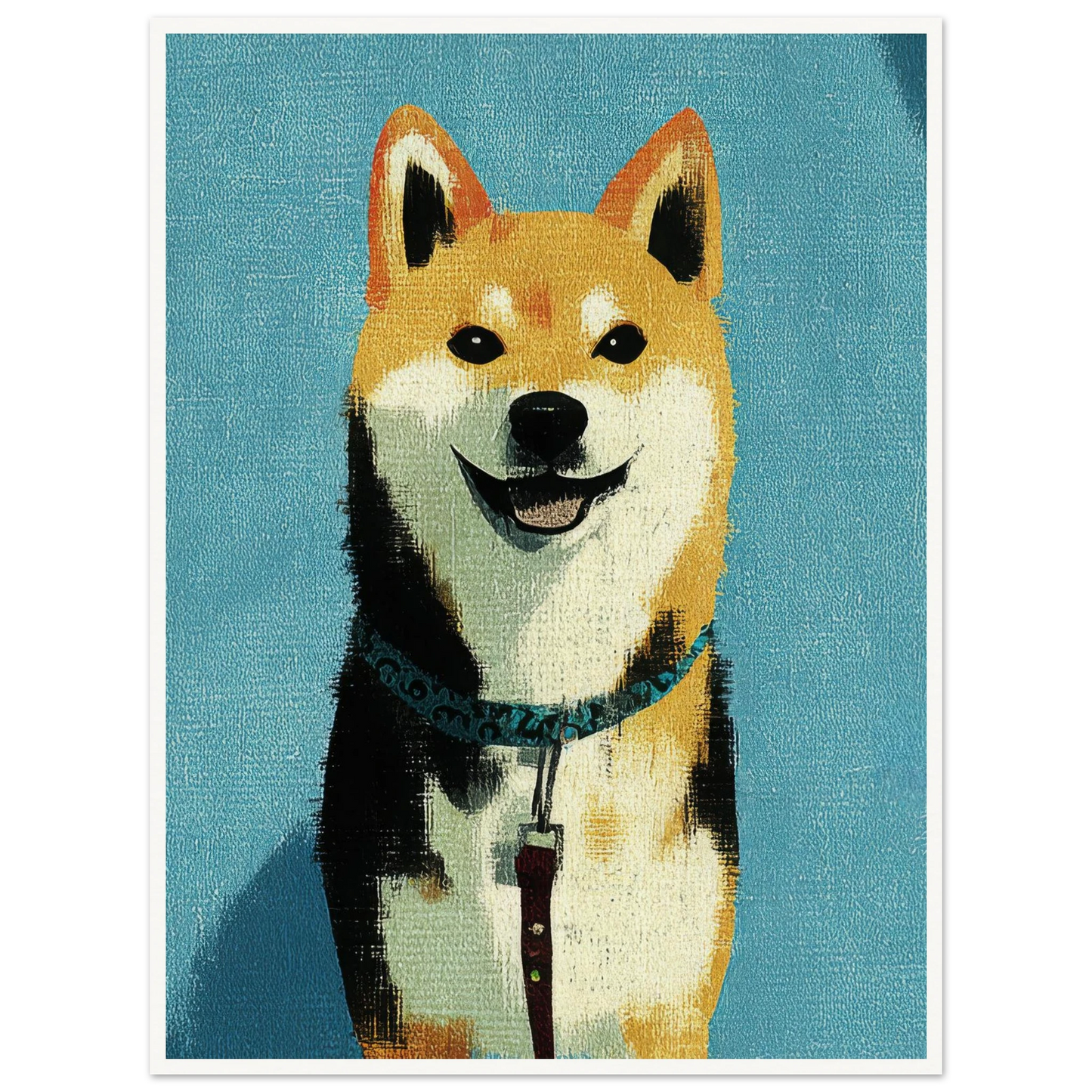 Happiness - Framed Poster - 30x40 cm / 12x16″ - Black frame