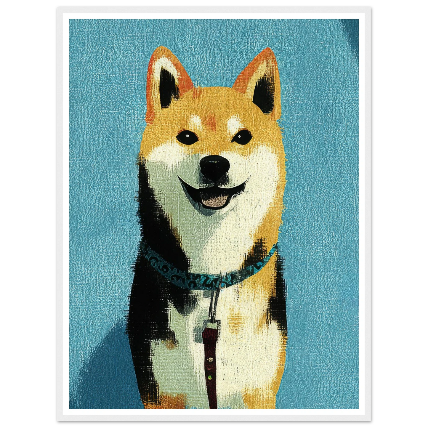 Happiness - Framed Poster - 30x40 cm / 12x16″ - Black frame