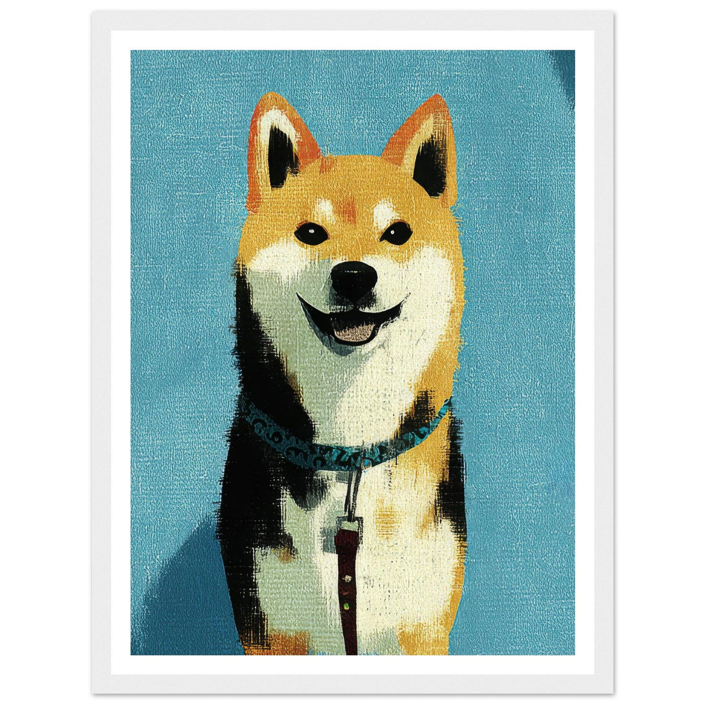 Happiness - Framed Poster - 30x40 cm / 12x16″ - Black frame