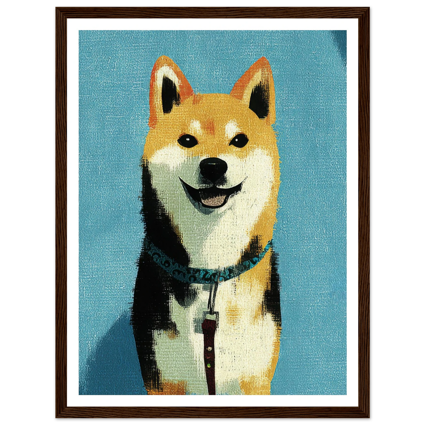 Happiness - Framed Poster - 30x40 cm / 12x16″ - Black frame