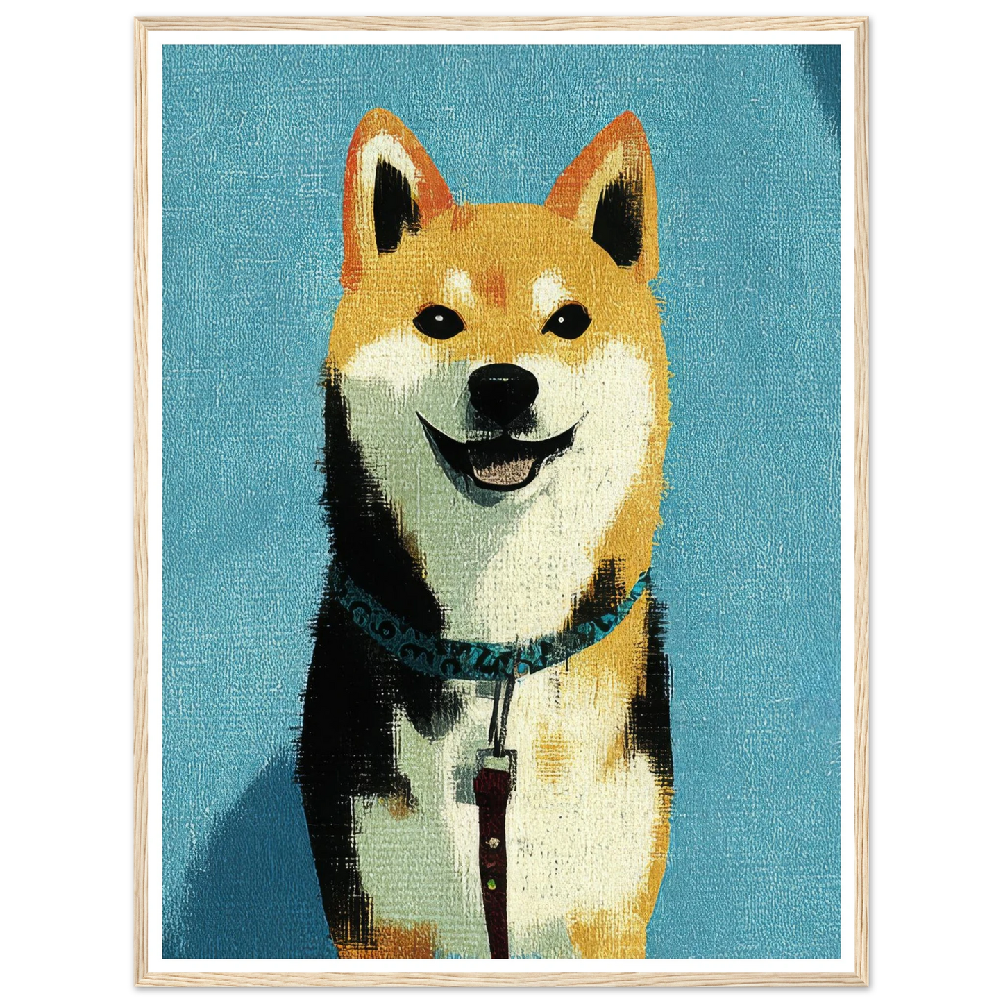 Happiness - Framed Poster - 30x40 cm / 12x16″ - Black frame