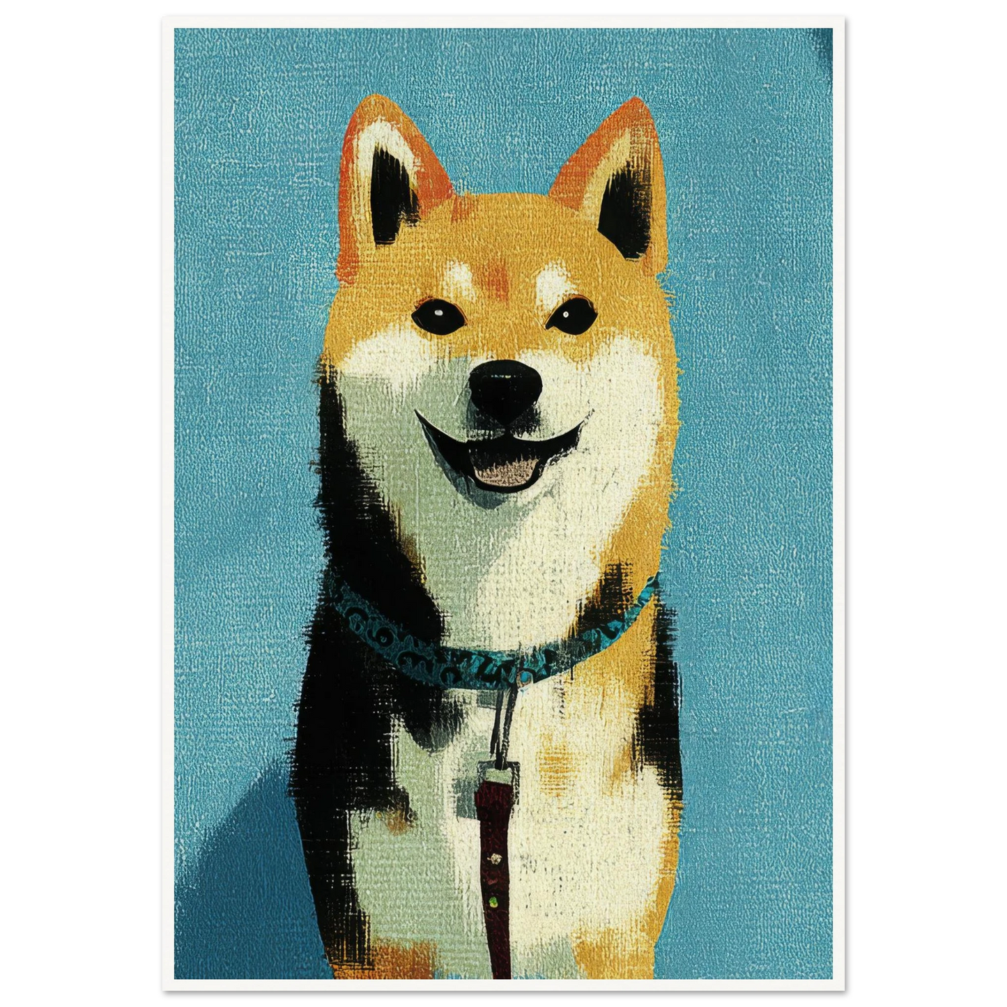 Happiness - Framed Poster - 30x40 cm / 12x16″ - Black frame