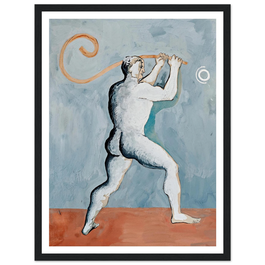 Hercule Devant La Lune (circa 1924-1926) Art Print | Francis Picabia - Framed Poster - 30x40 cm / 12x16″ - Black frame