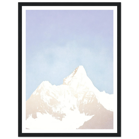 Himalayan Sky Dominance - Framed Poster - 30x40 cm / 12x16″ - Black frame