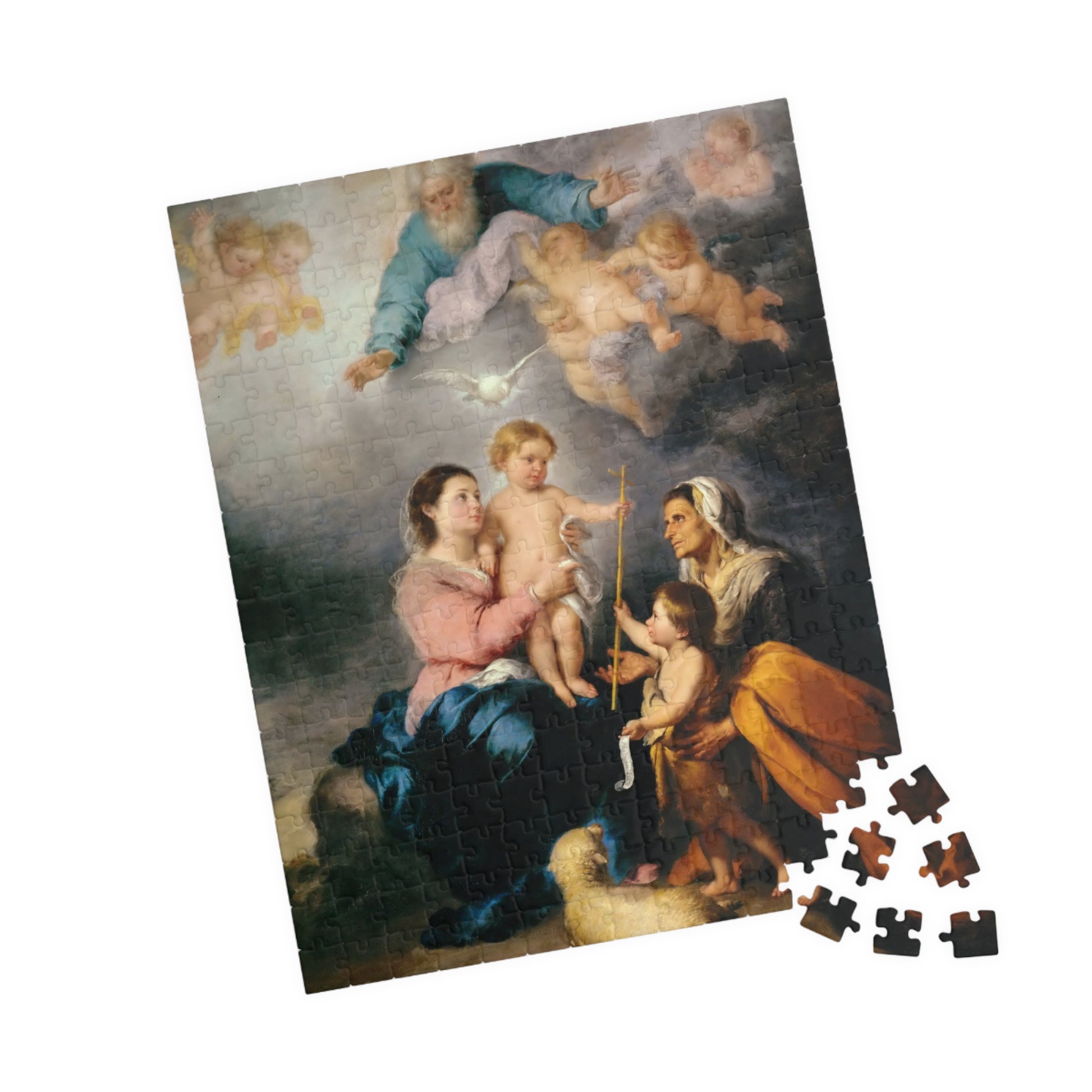 Holy Family Puzzle | Bartolomé Estebán Murillo - - 252 pcs (Vertical) - 