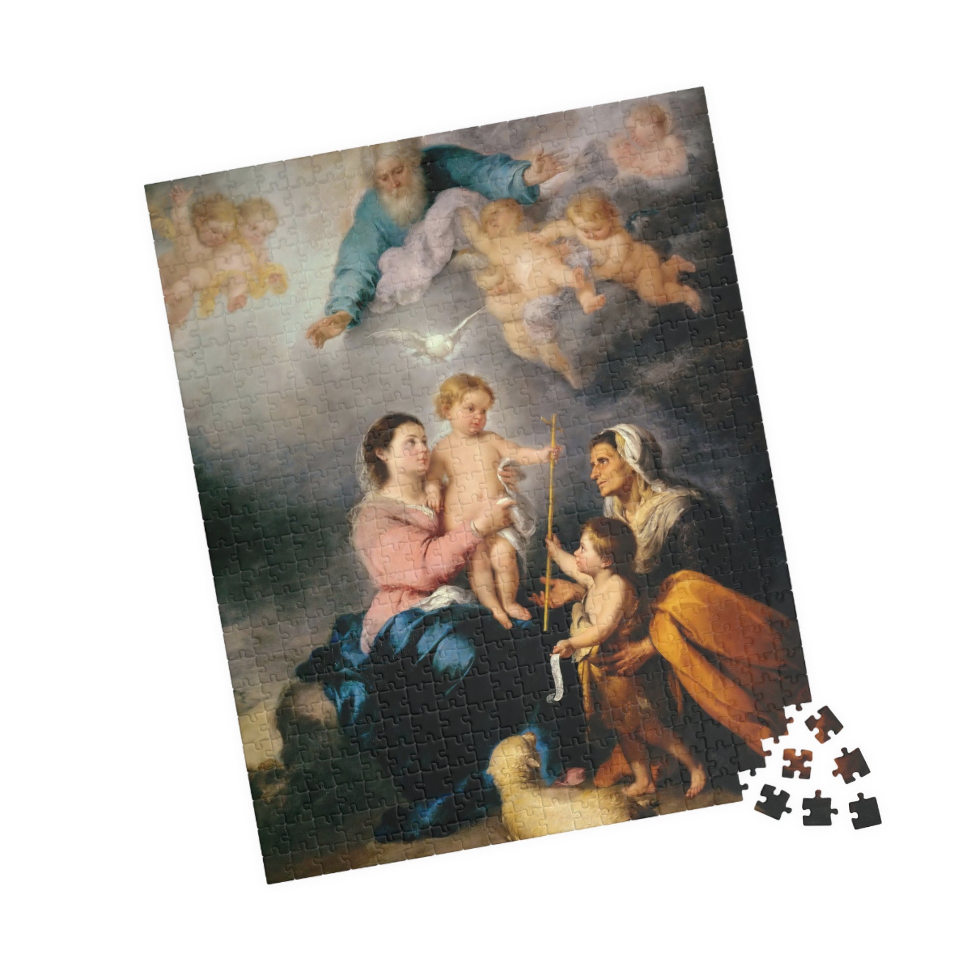 Holy Family Puzzle | Bartolomé Estebán Murillo - - 252 pcs (Vertical) - 