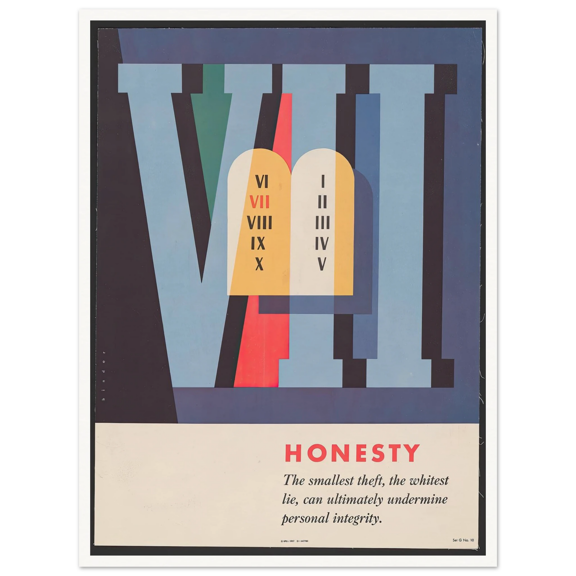 Honesty (1957) Art Print | Joseph Binder – Quipham Collections