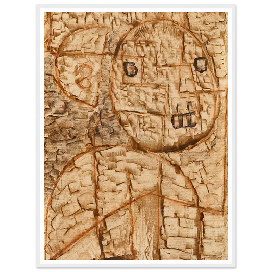 Hörender (1934) Art Print | Paul Klee - Framed Poster - 30x40 cm / 12x16″ - Black frame