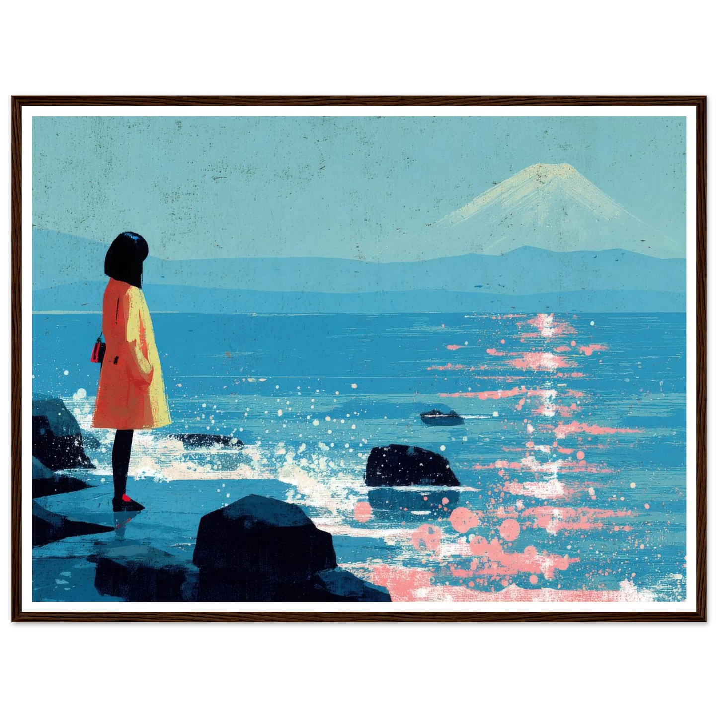 Horizon's Promise - Framed Poster - 30x40 cm / 12x16″ - Black frame