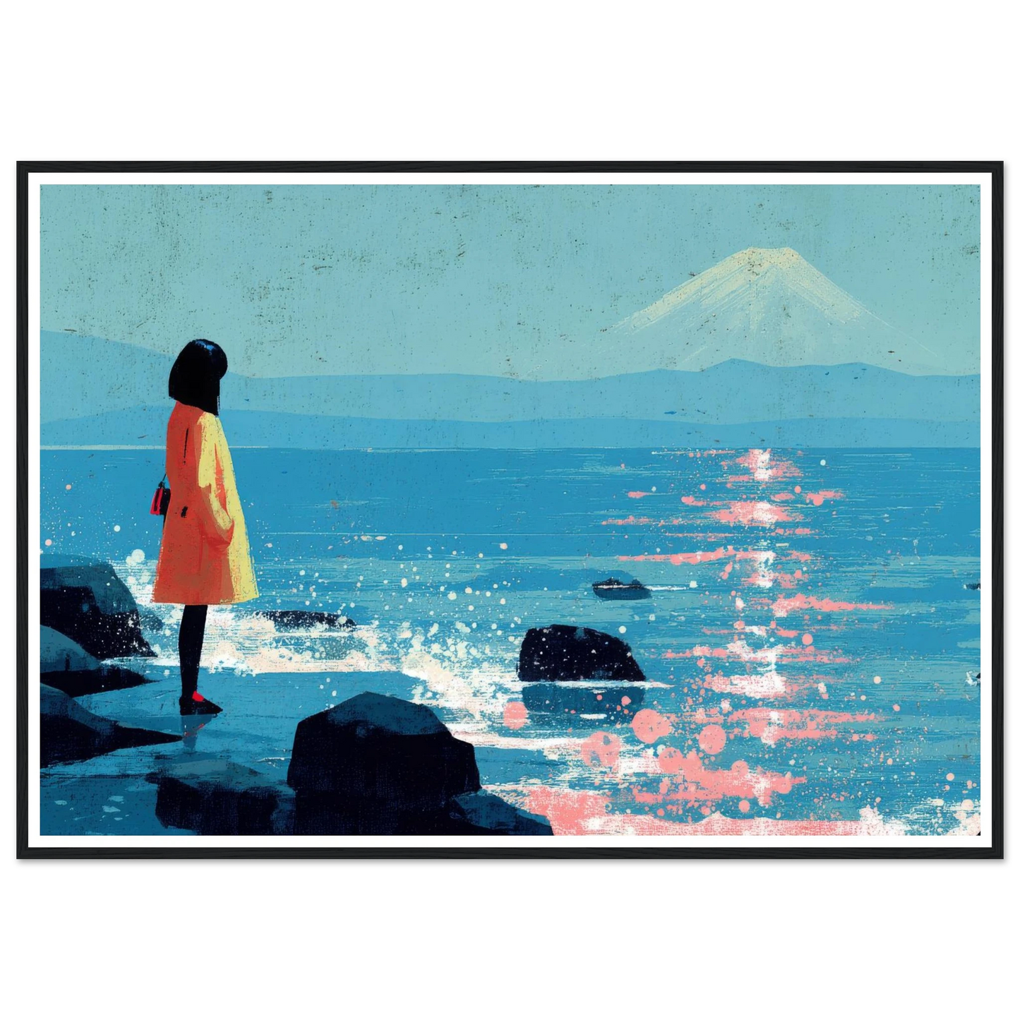 Horizon's Promise - Framed Poster - 30x40 cm / 12x16″ - Black frame