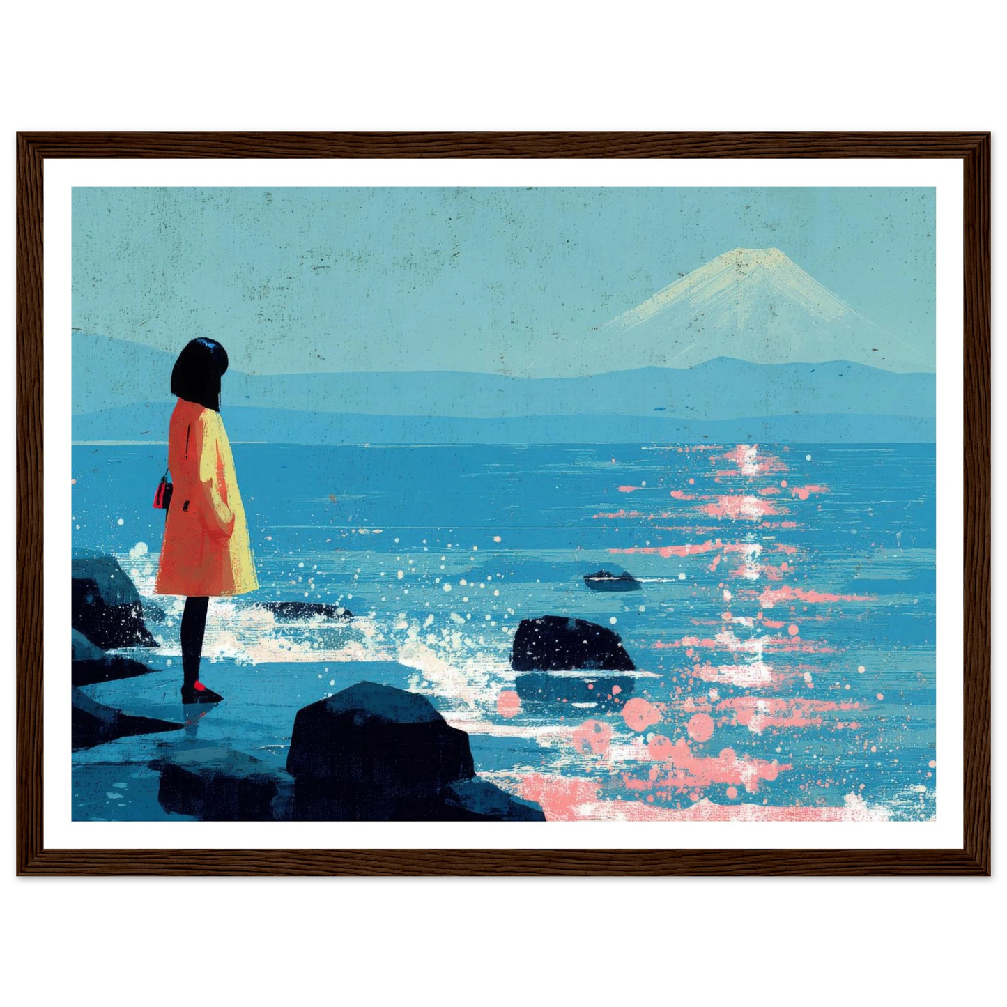 Horizon's Promise - Framed Poster - 30x40 cm / 12x16″ - Black frame