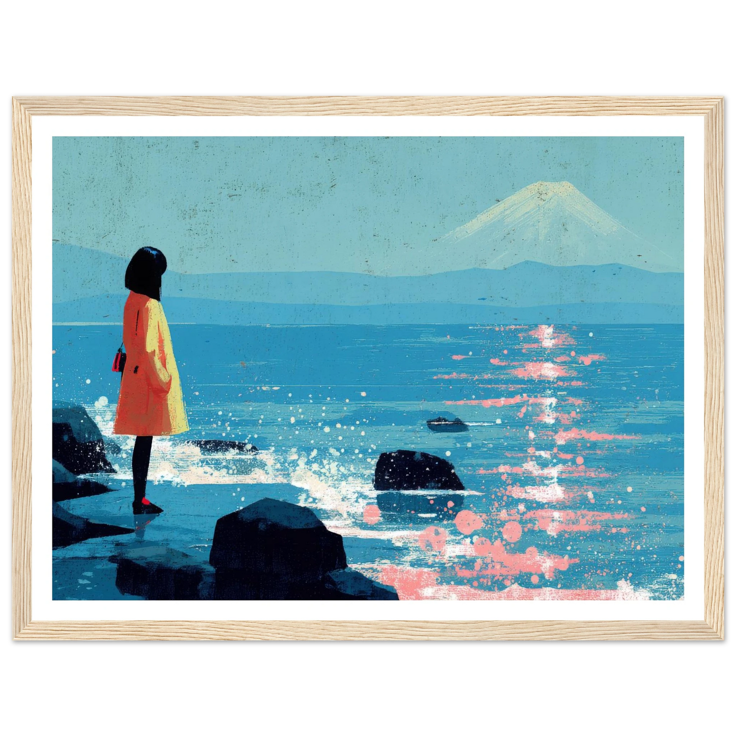 Horizon's Promise - Framed Poster - 30x40 cm / 12x16″ - Black frame