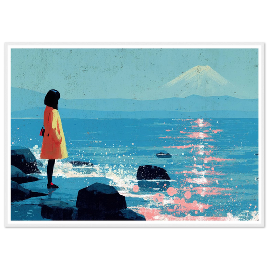 Horizon's Promise - Framed Poster - 30x40 cm / 12x16″ - Black frame