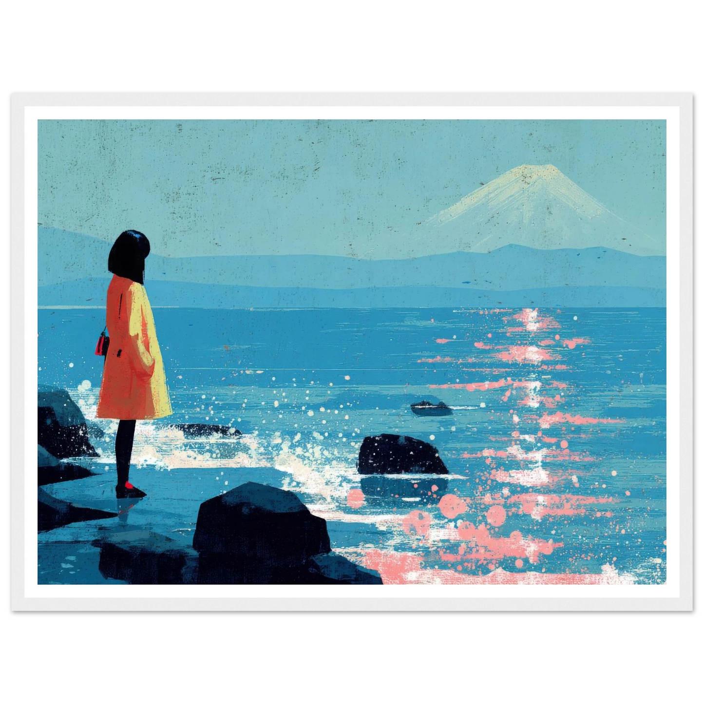 Horizon's Promise - Framed Poster - 30x40 cm / 12x16″ - Black frame