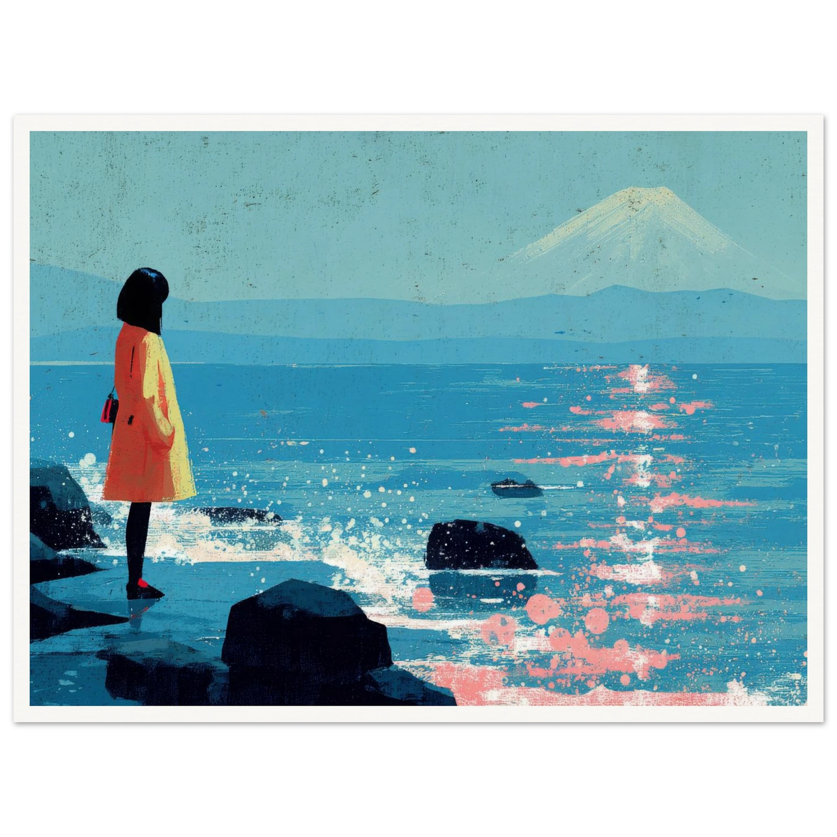 Horizon's Promise - Framed Poster - 30x40 cm / 12x16″ - Black frame