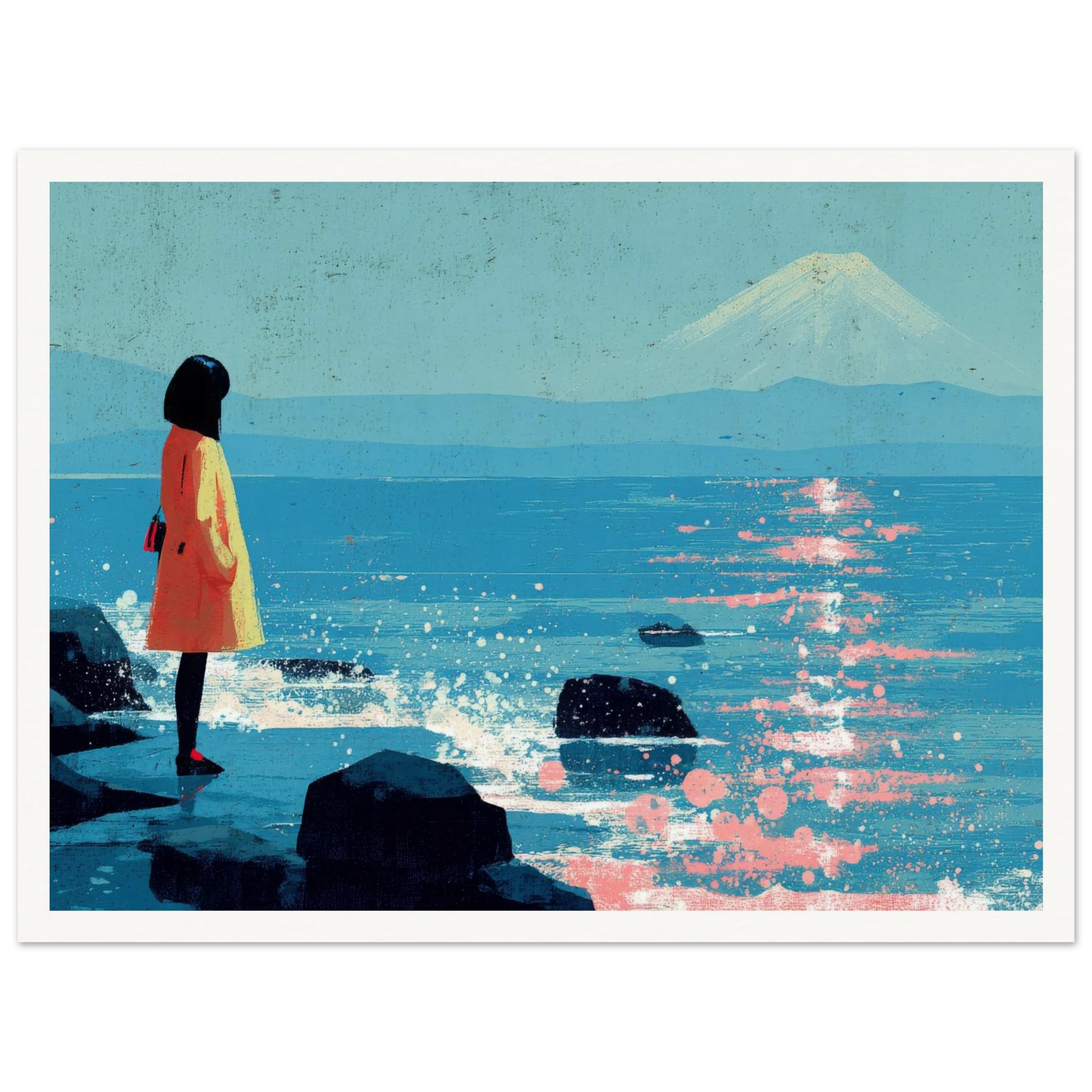 Horizon's Promise - Framed Poster - 30x40 cm / 12x16″ - Black frame