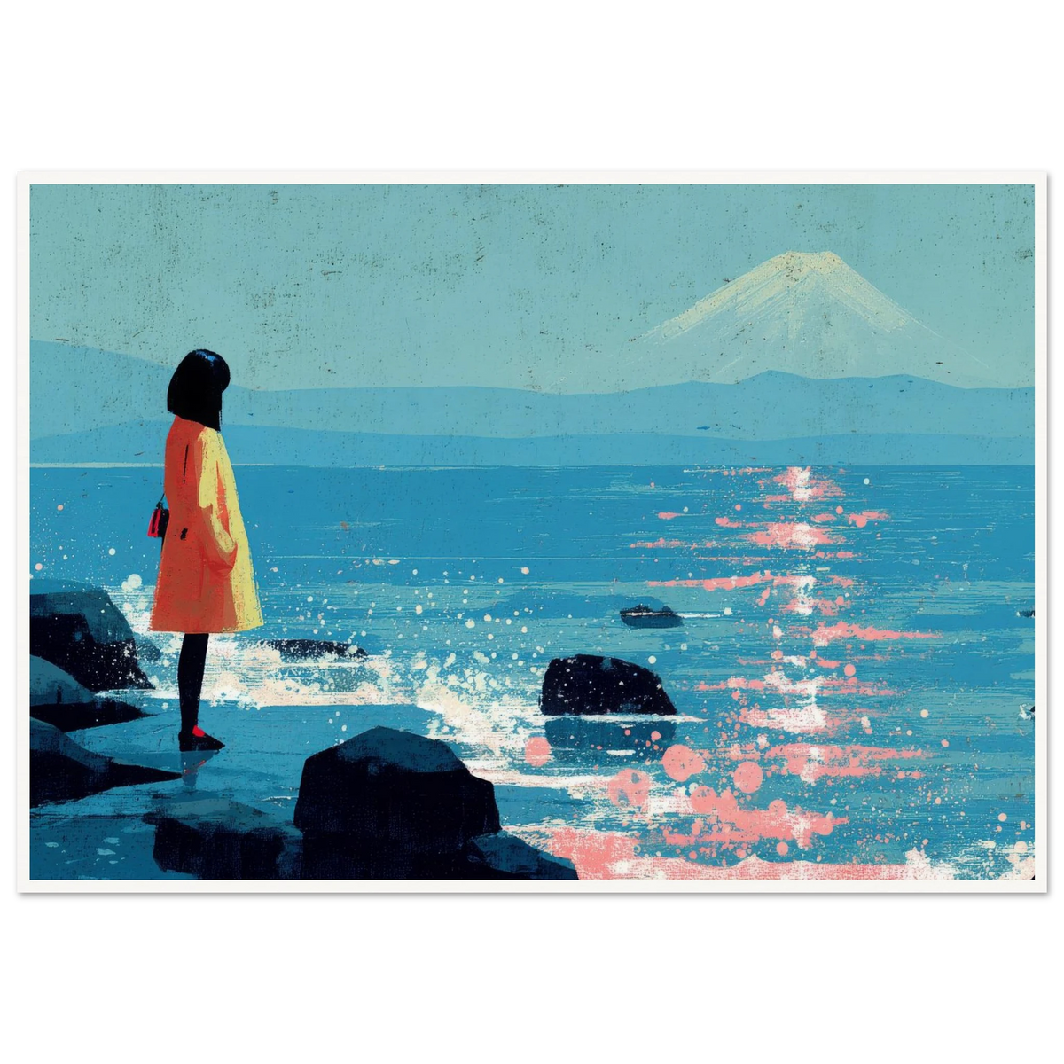 Horizon's Promise - Framed Poster - 30x40 cm / 12x16″ - Black frame