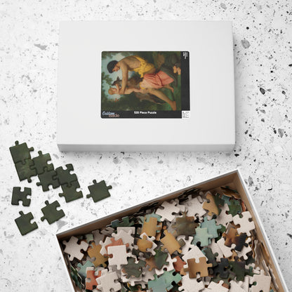 Idylle; Famille Antique Puzzle | William-Adolphe Bouguereau - - 252 pcs (Vertical) - 