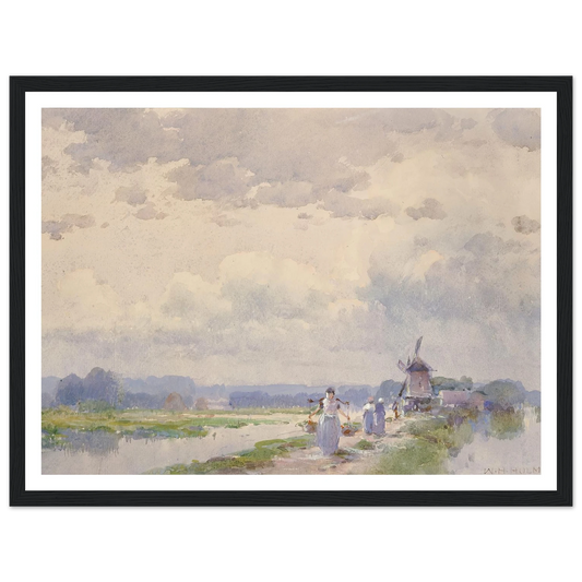 In Holland Art Print | William Henry Holmes - Framed Poster - 30x40 cm / 12x16″ - Black frame
