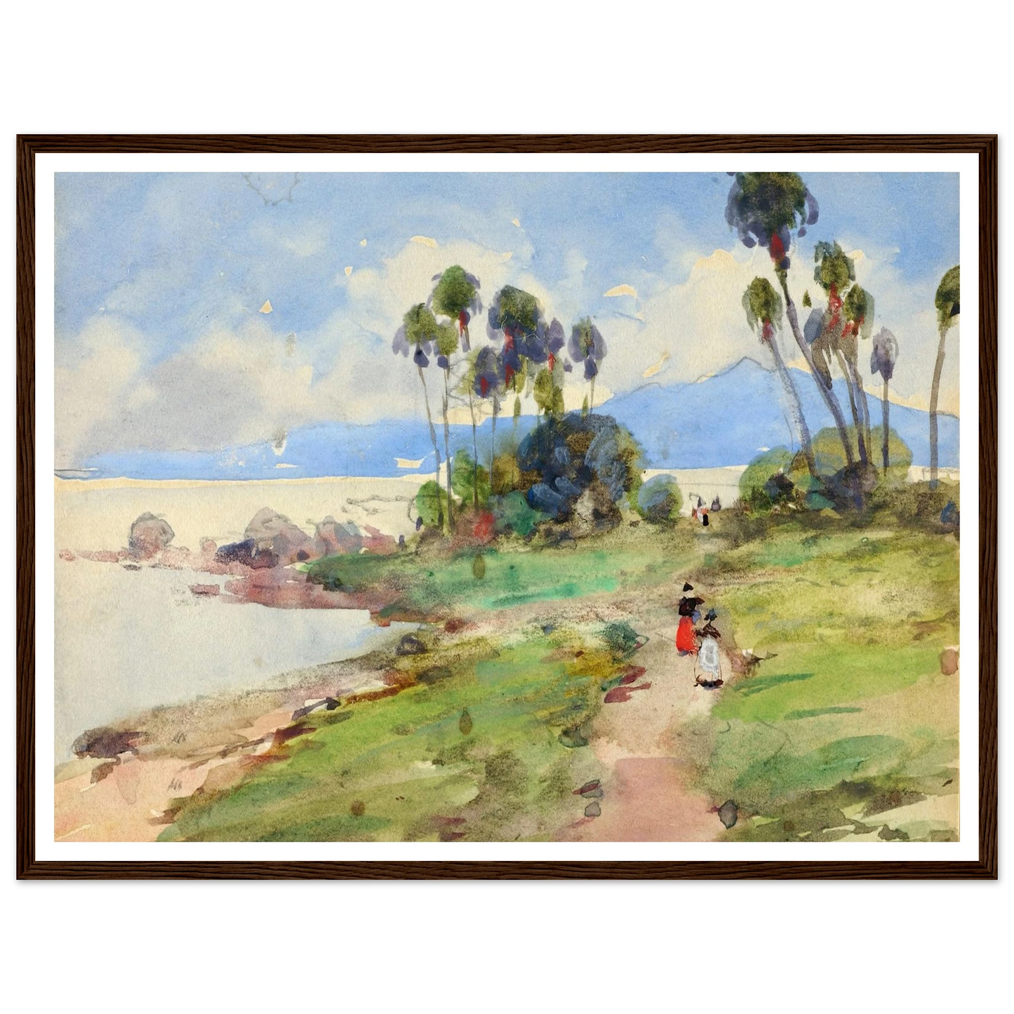 In Jamaica Art Print | William Henry Holmes - Framed Poster - 30x40 cm / 12x16″ - Black frame