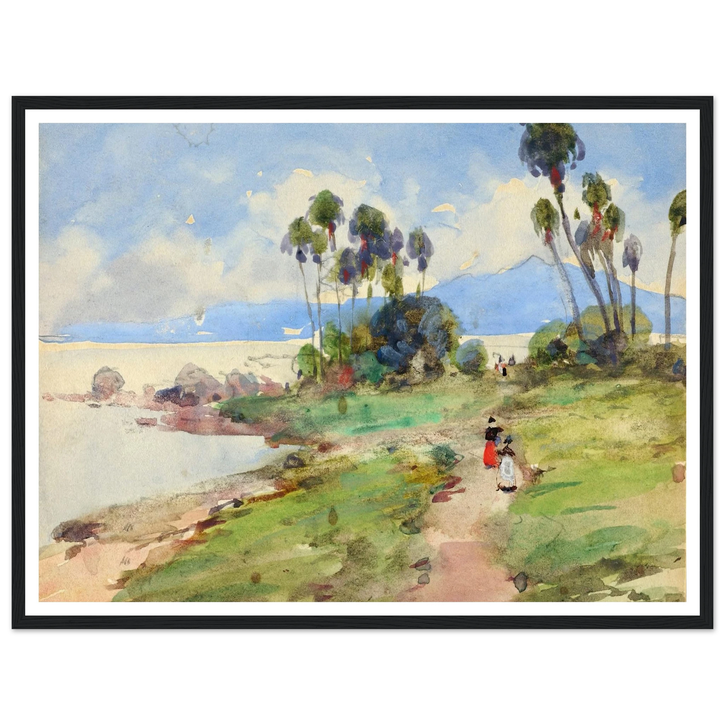In Jamaica Art Print | William Henry Holmes - Framed Poster - 30x40 cm / 12x16″ - Black frame