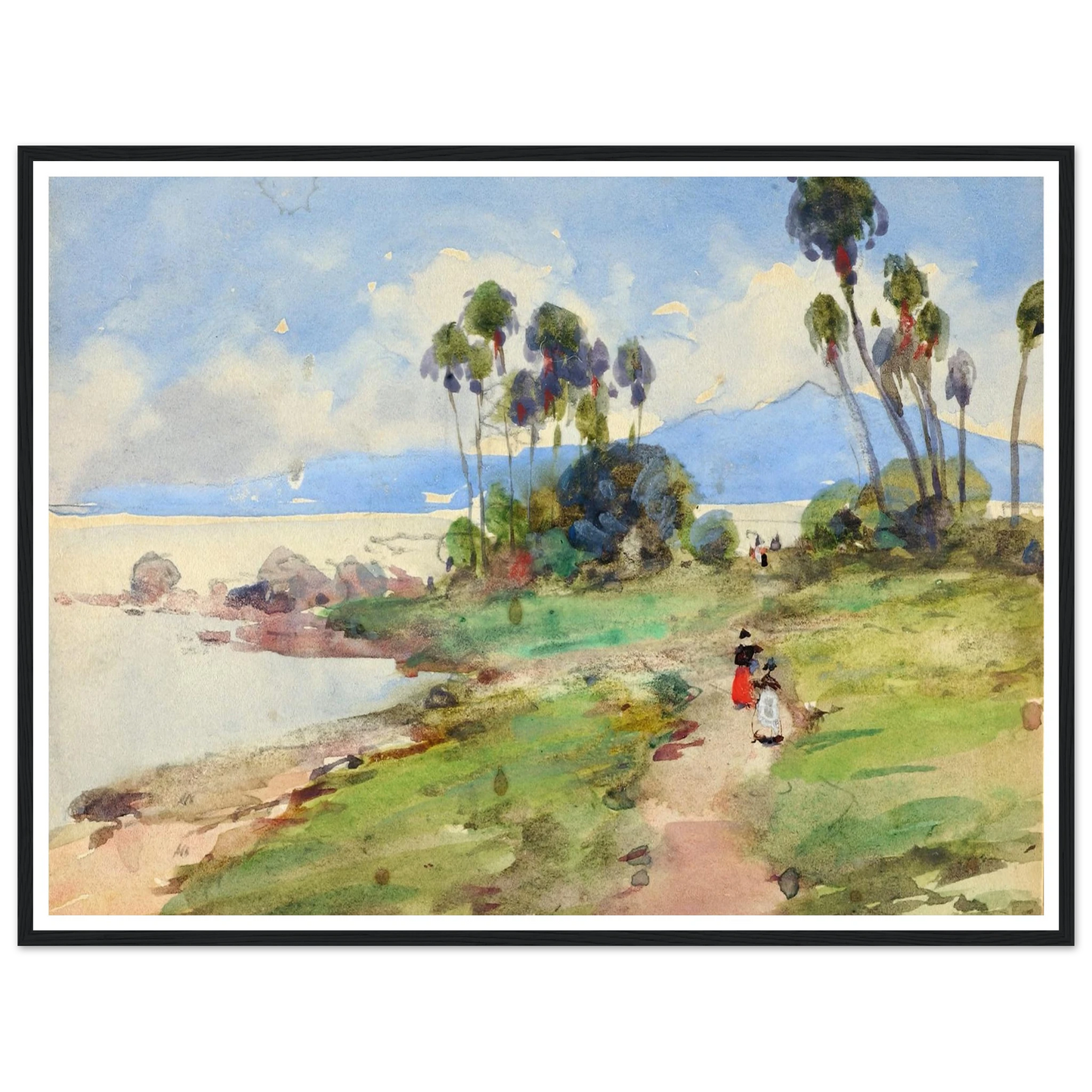 In Jamaica Art Print | William Henry Holmes - Framed Poster - 30x40 cm / 12x16″ - Black frame