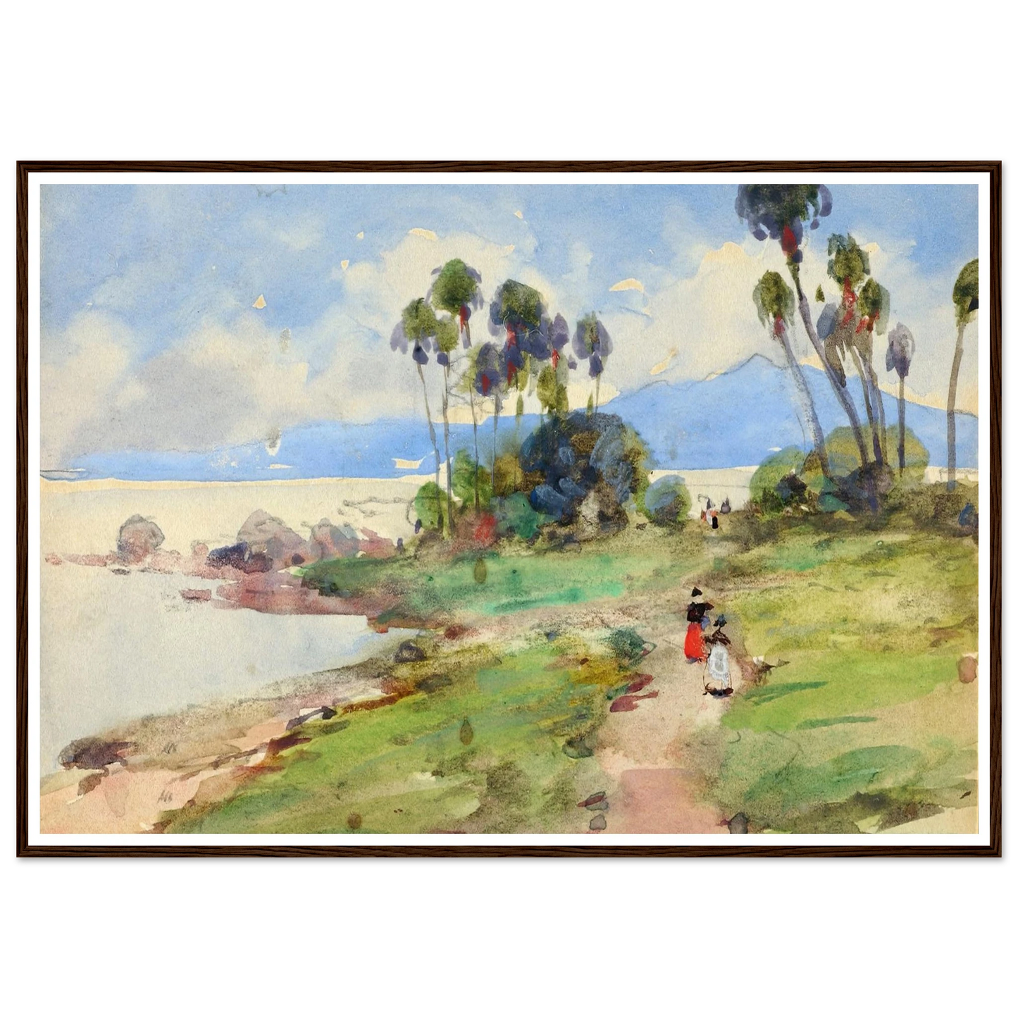 In Jamaica Art Print | William Henry Holmes - Framed Poster - 30x40 cm / 12x16″ - Black frame