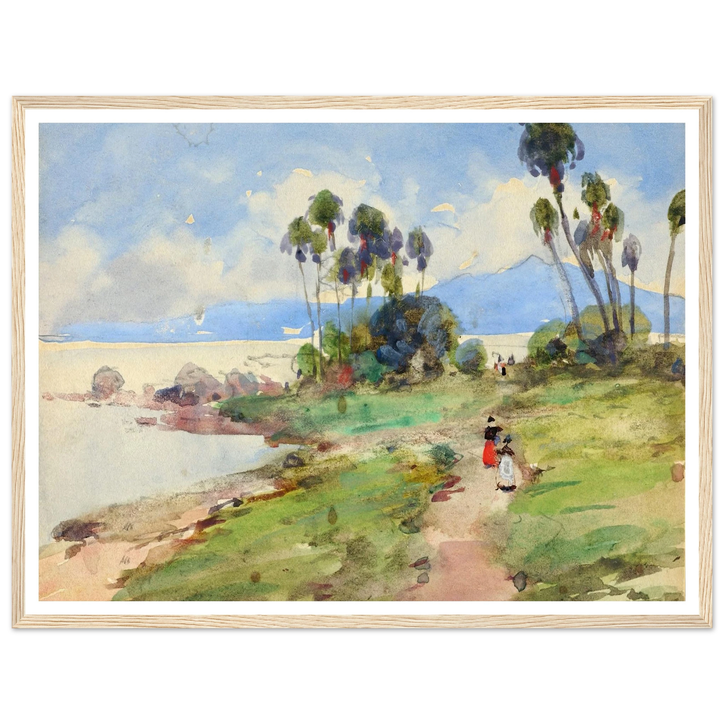 In Jamaica Art Print | William Henry Holmes - Framed Poster - 30x40 cm / 12x16″ - Black frame