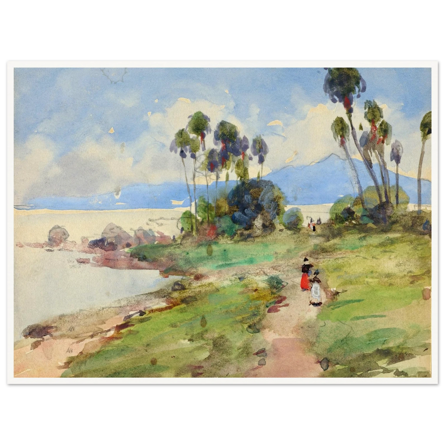 In Jamaica Art Print | William Henry Holmes - Framed Poster - 30x40 cm / 12x16″ - Black frame