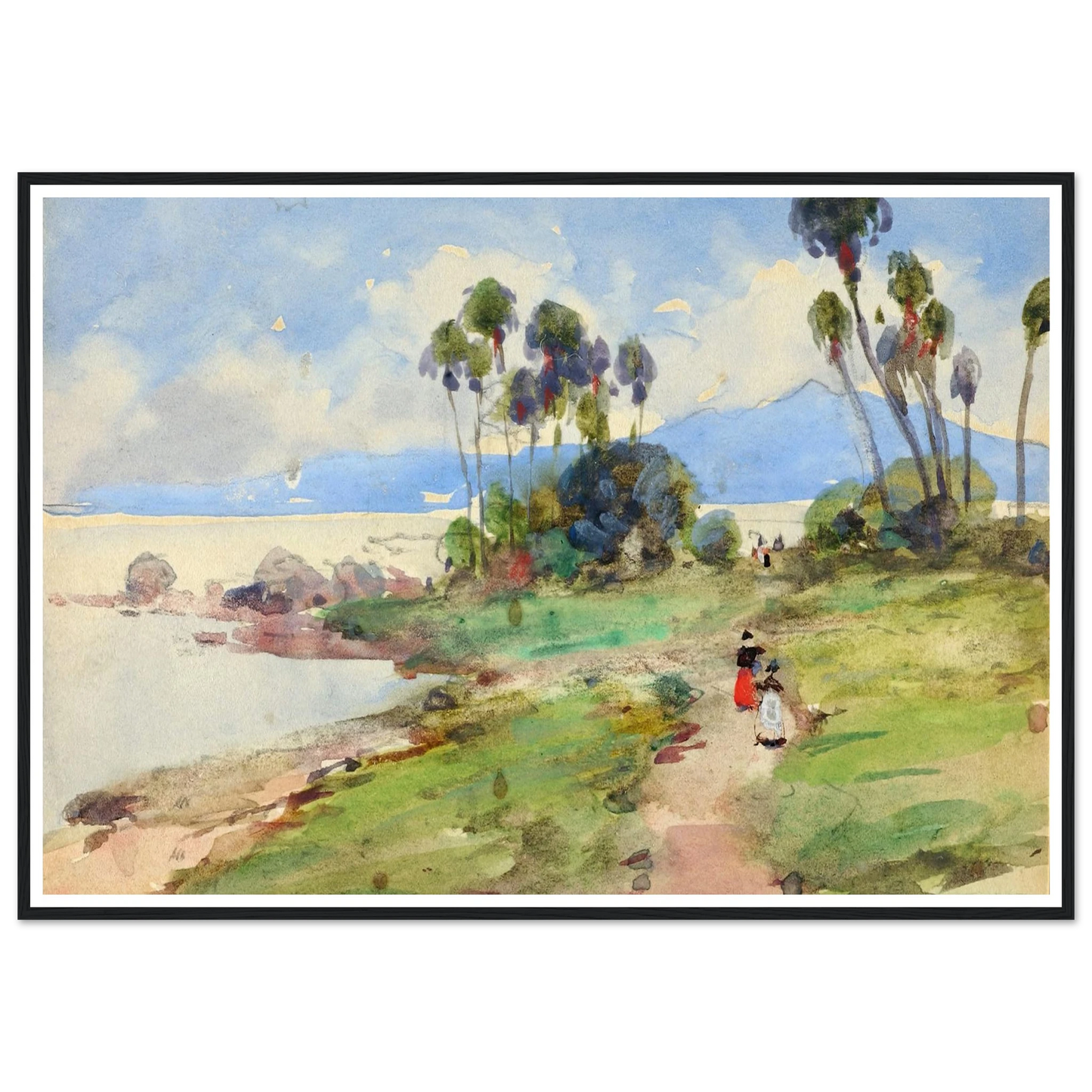 In Jamaica Art Print | William Henry Holmes - Framed Poster - 30x40 cm / 12x16″ - Black frame