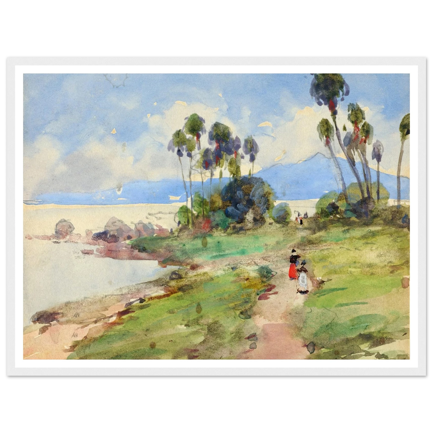 In Jamaica Art Print | William Henry Holmes - Framed Poster - 30x40 cm / 12x16″ - Black frame
