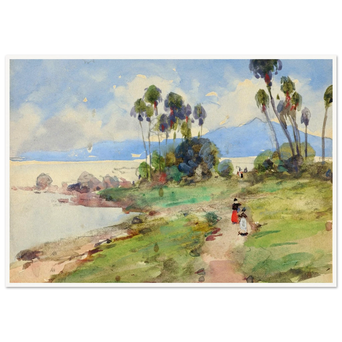 In Jamaica Art Print | William Henry Holmes - Framed Poster - 30x40 cm / 12x16″ - Black frame