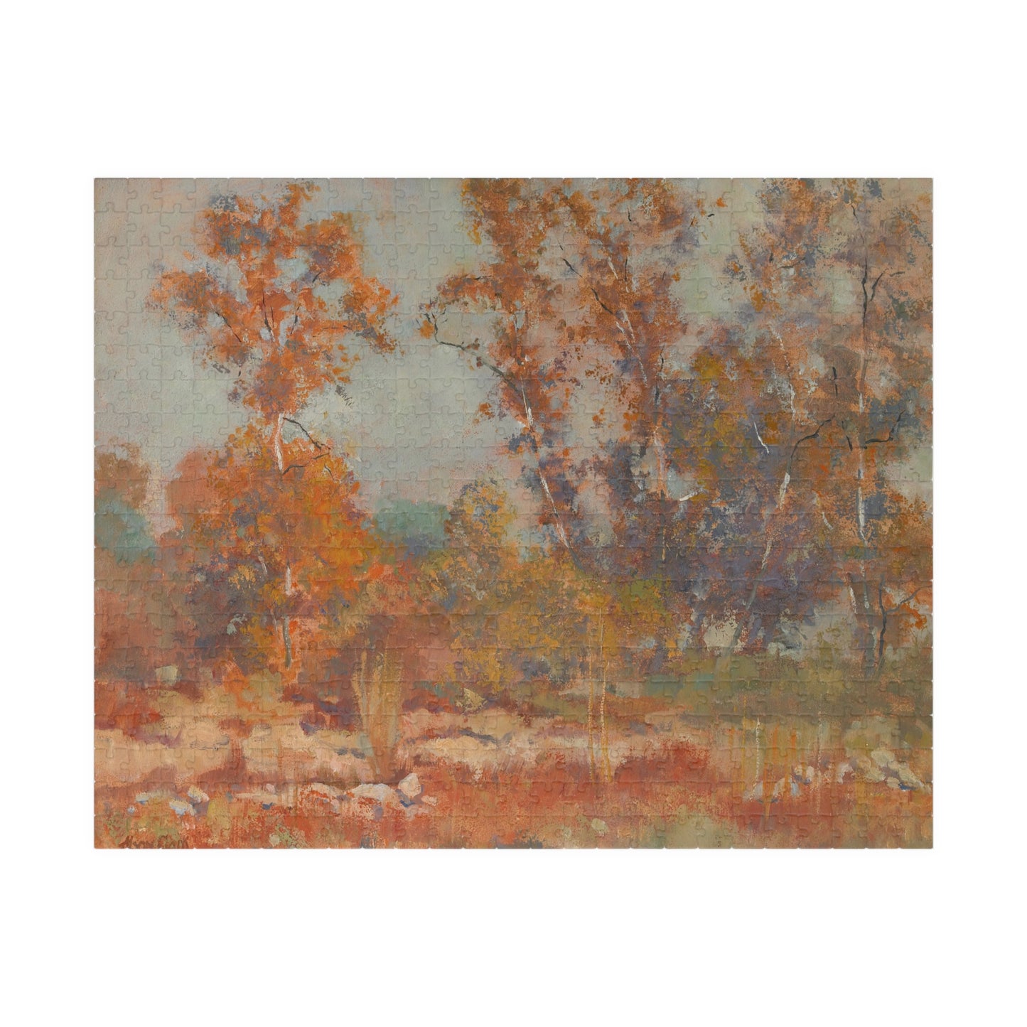 In the Bed of the Arroyo, Pasadena Puzzle | Alson Skinner Clark - - 252 pcs (Horizontal) - 