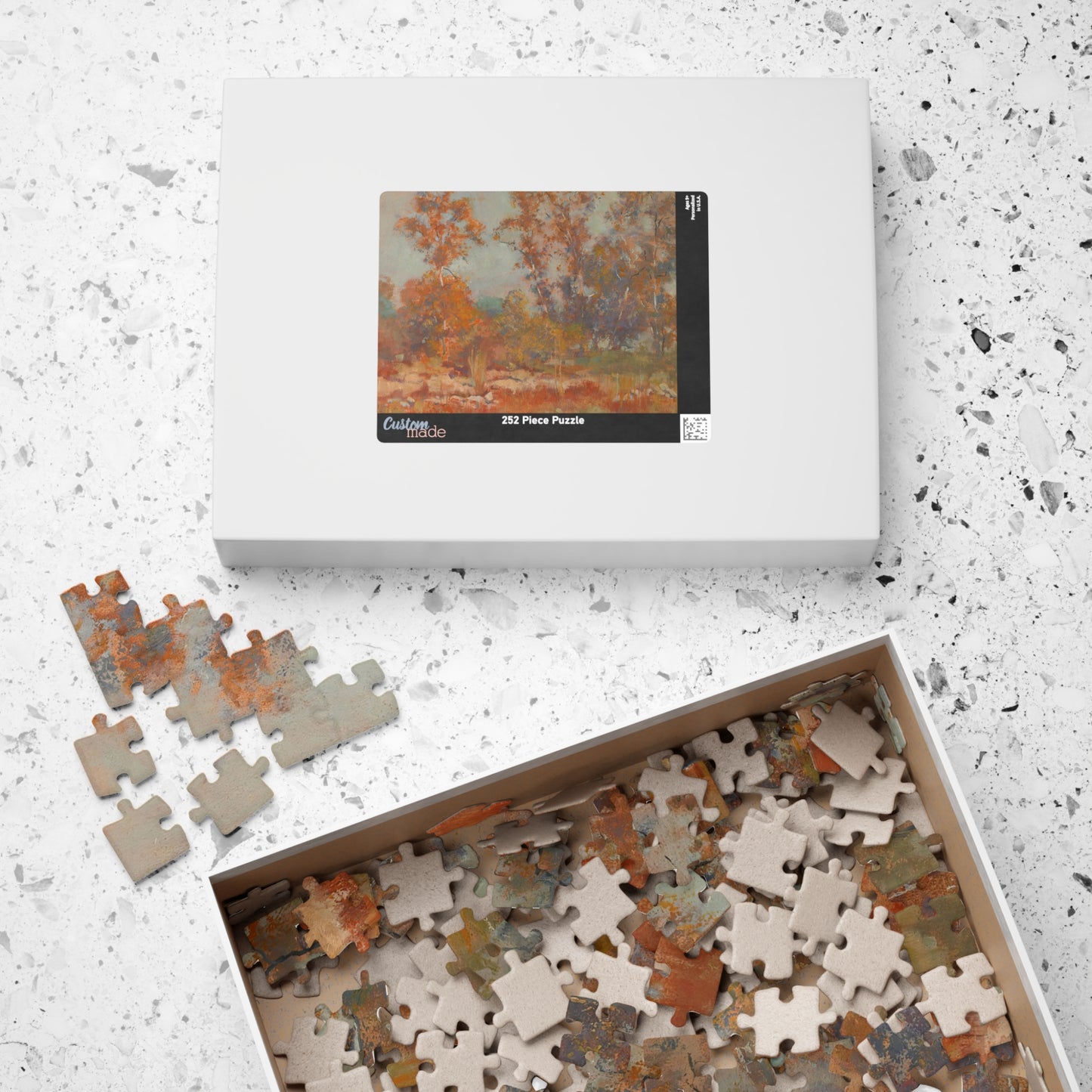 In the Bed of the Arroyo, Pasadena Puzzle | Alson Skinner Clark - - 252 pcs (Horizontal) - 