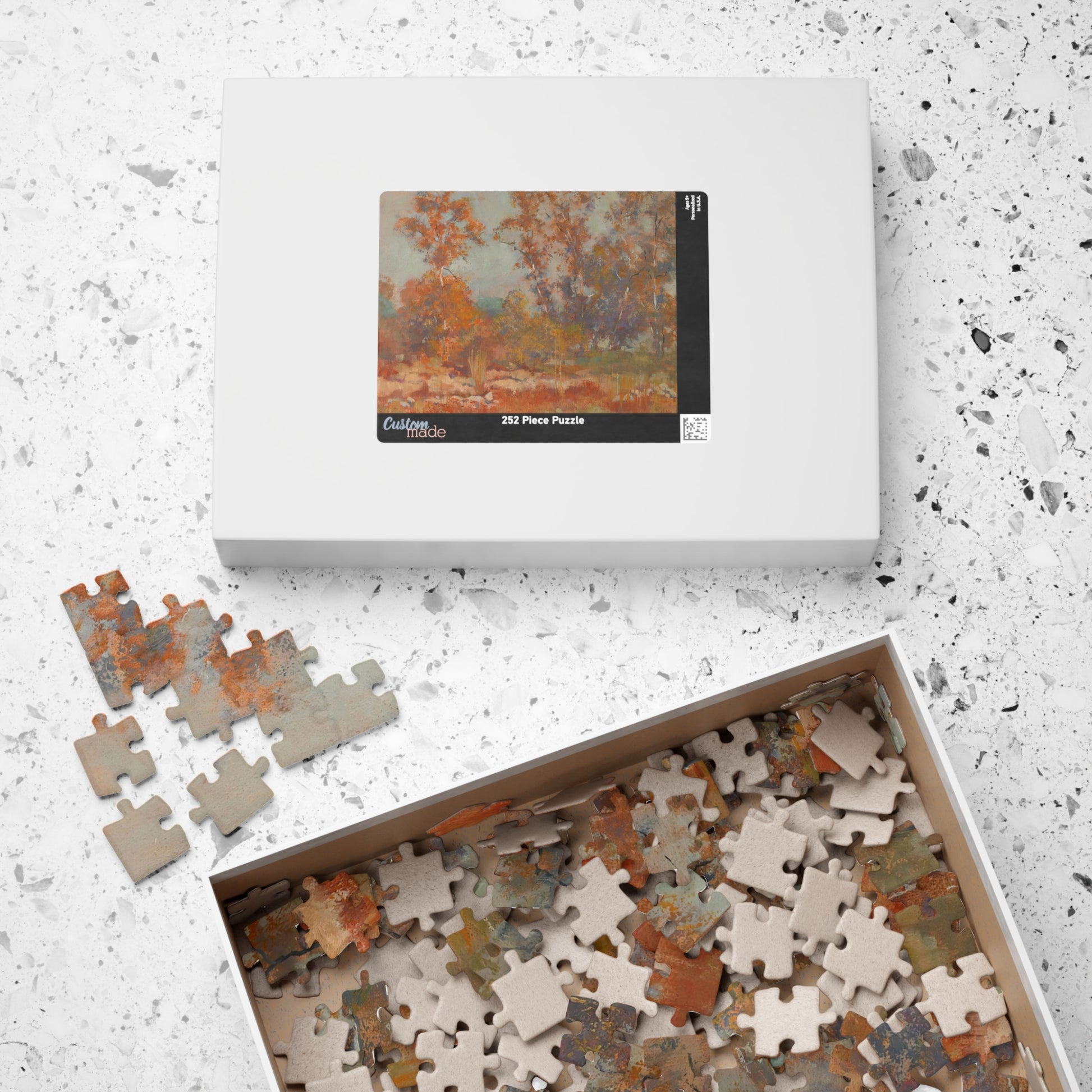 In the Bed of the Arroyo, Pasadena Puzzle | Alson Skinner Clark - - 252 pcs (Horizontal) - 