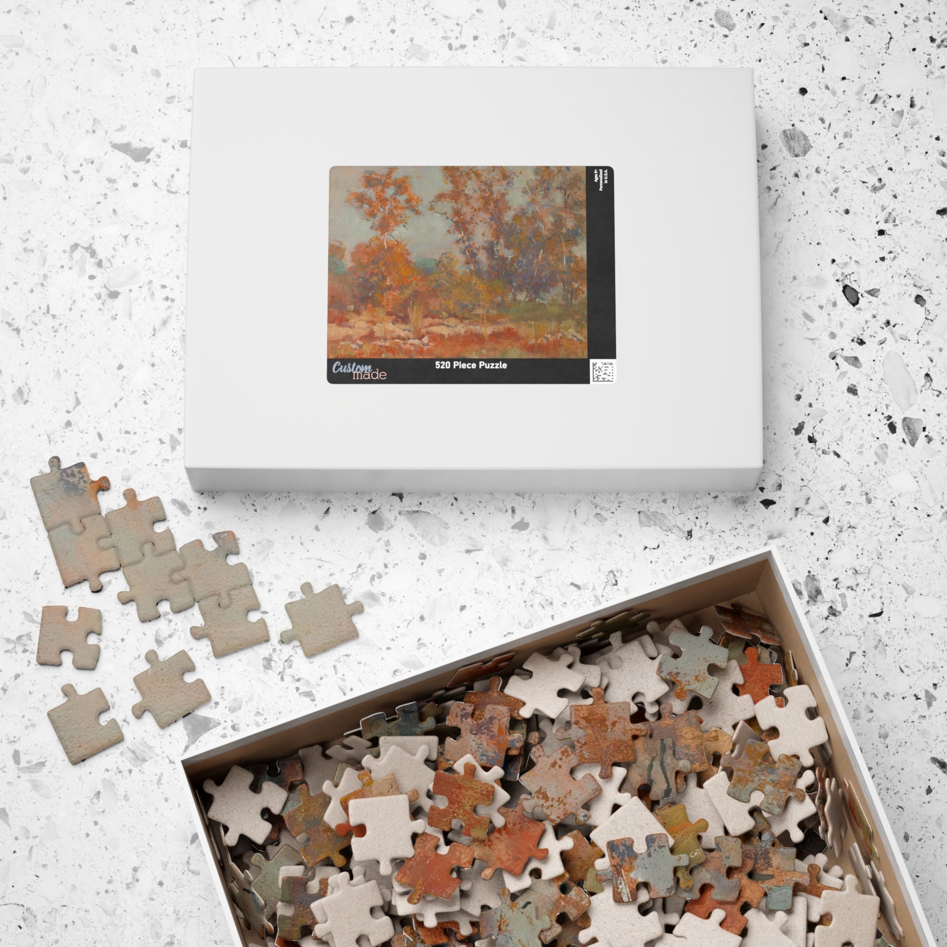 In the Bed of the Arroyo, Pasadena Puzzle | Alson Skinner Clark - - 252 pcs (Horizontal) - 