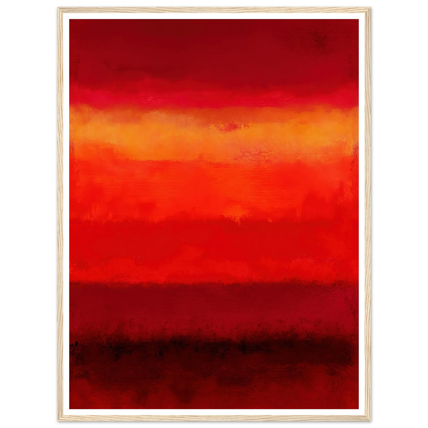 Inferno Strata - Framed Poster - 30x40 cm / 12x16″ - Black frame